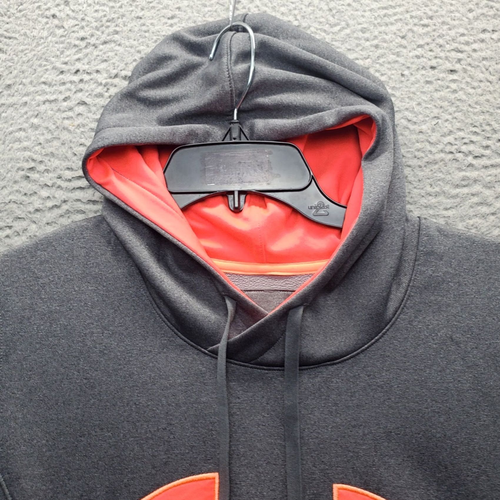Under Armour Under Armour Hoodie Unisex L Gray Semi-Fitted Fleece Lined ColdGear Long Sleeve Size US L / EU 52-54 / 3 - 6 Thumbnail