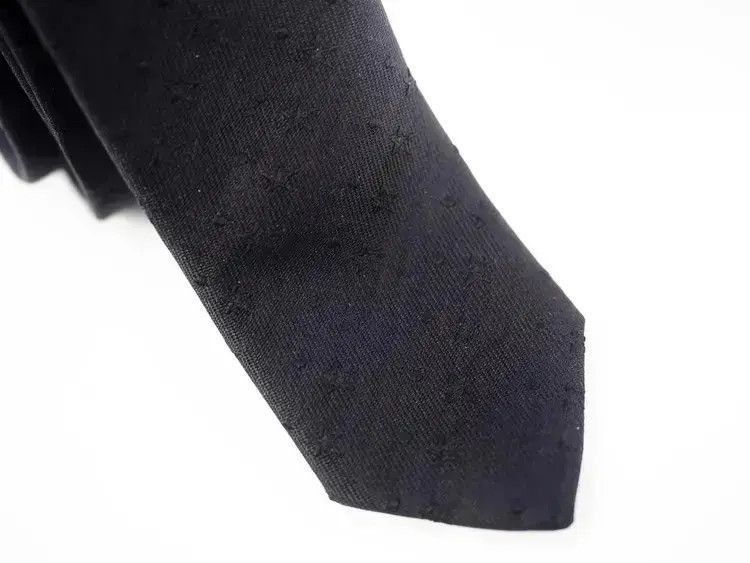 Other Saint Laurent Paris Skinny Woven Silk Tie-2507 Size ONE SIZE - 3 Thumbnail