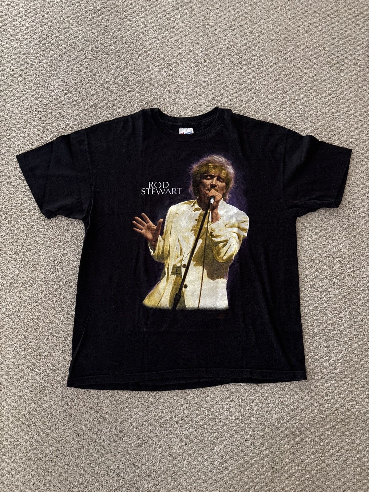 Vintage Vintage Rod Stewart tee Size US XL / EU 56 / 4 - 1 Thumbnail