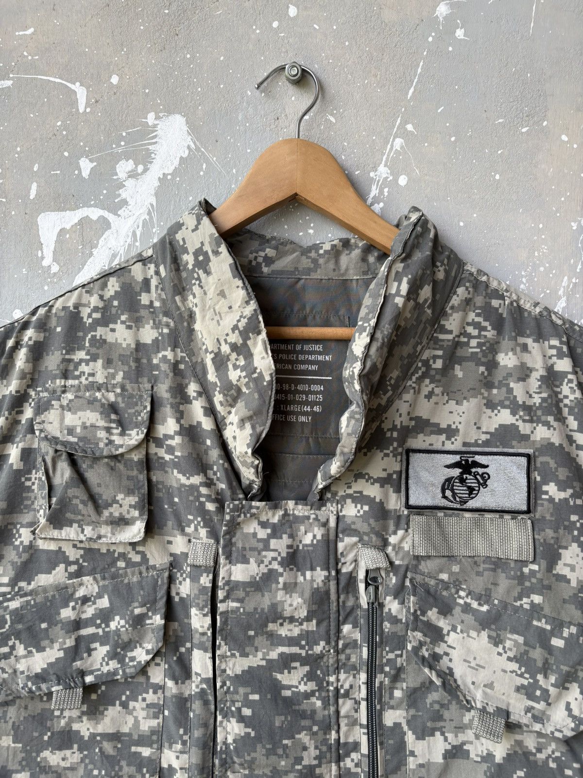 Vintage Vintage Y2K US Army Justice Tactical Camo Vest Size US XL / EU 56 / 4 - 3 Thumbnail
