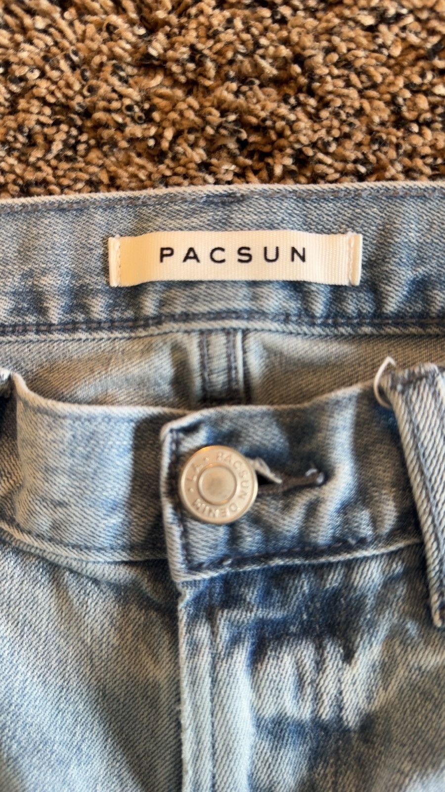 Pacsun Stacked Skinny Ripped Jeans Size US 32 / EU 48 - 2 Thumbnail