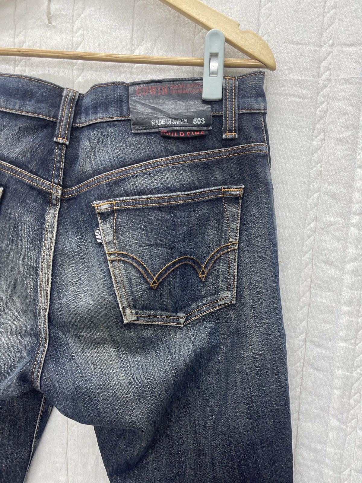 Edwin × Japanese Brand STEALS🔥EDWIN WILD FIRE 503 DENIM Size US 32 / EU 48 - 7 Thumbnail