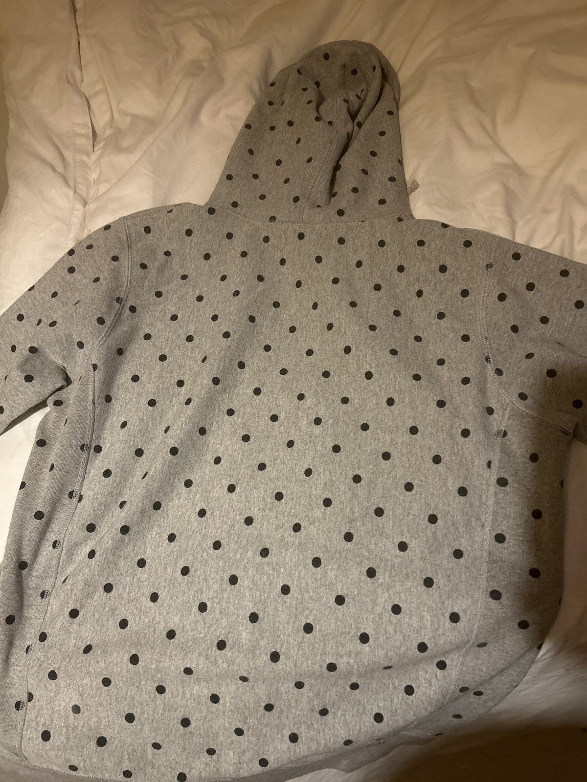 Supreme Supreme CDG Polka Dot Grey Hoodie Size US L / EU 52-54 / 3 - 3 Thumbnail