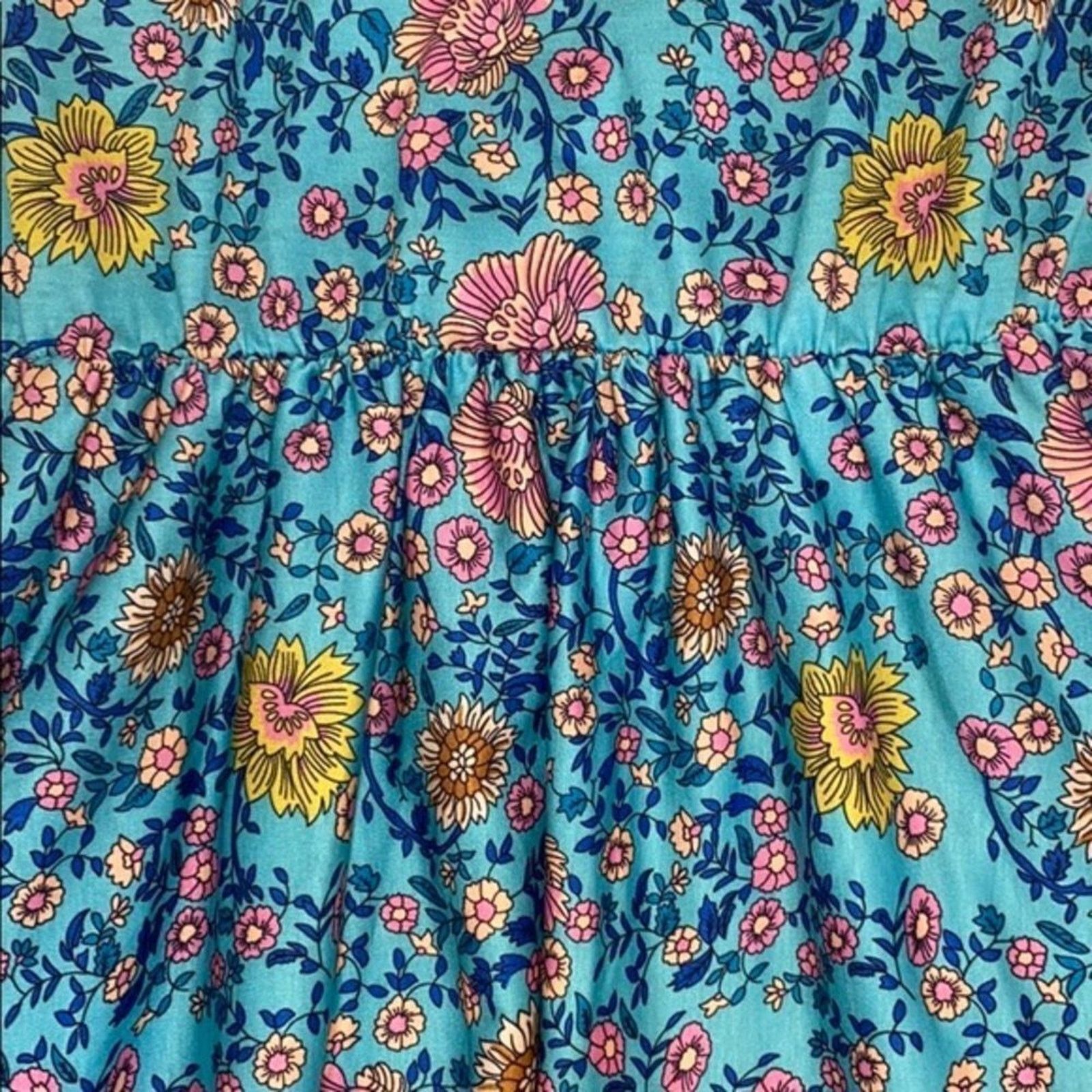 Other Blue Floral Sleeveless SummeDress | Sz M Size M / US 6-8 / IT 42-44 - 3 Thumbnail