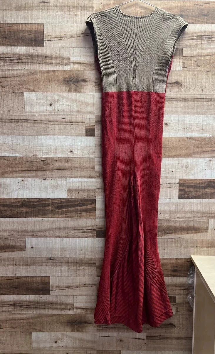 Issey Miyake Issey Miyake size:2 Red mainline fashion long dress Size M / US 6-8 / IT 42-44 - 4 Thumbnail