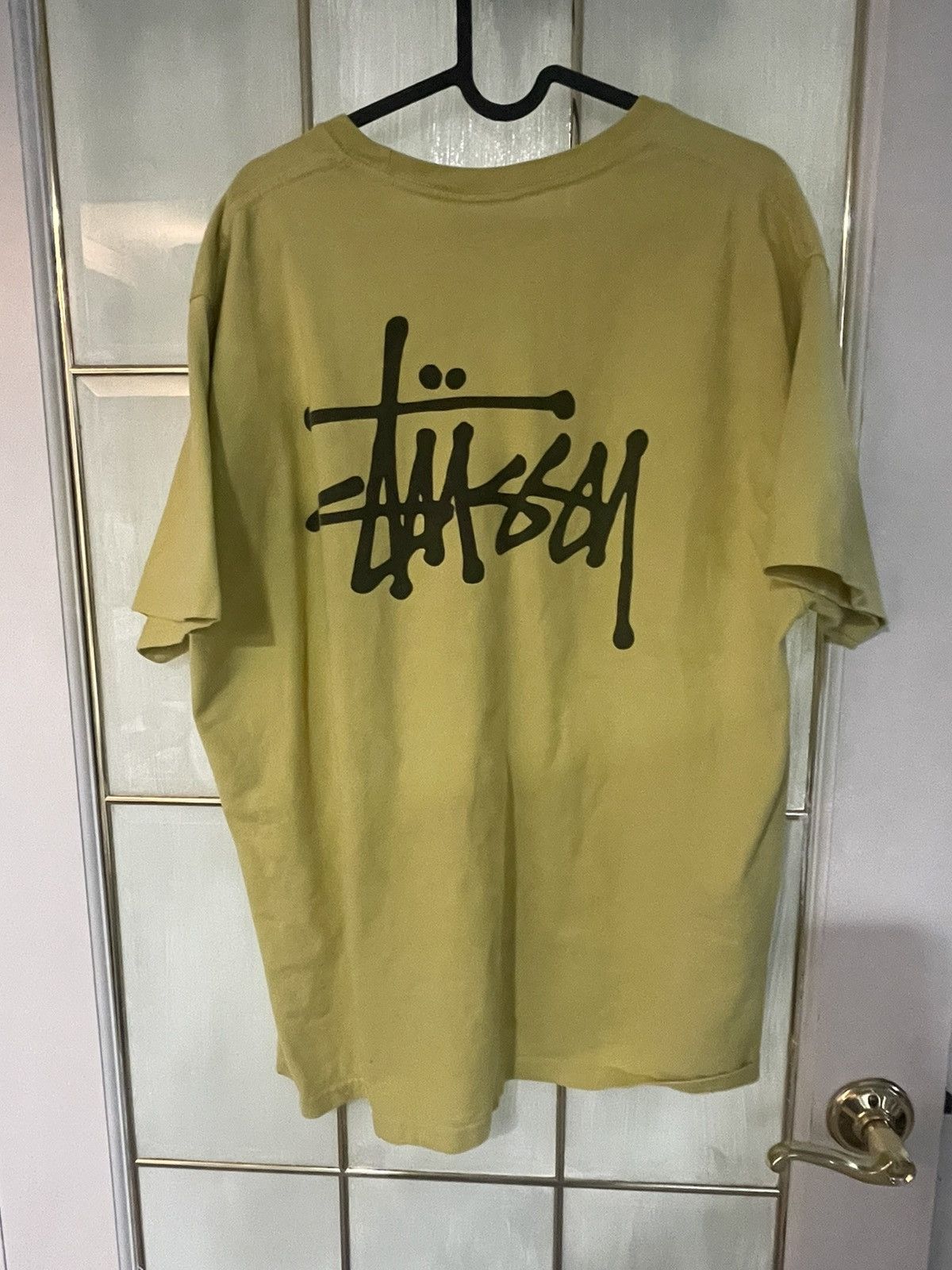 Stussy Yellow Stussy Logo Tee Size US L / EU 52-54 / 3 - 2 Thumbnail