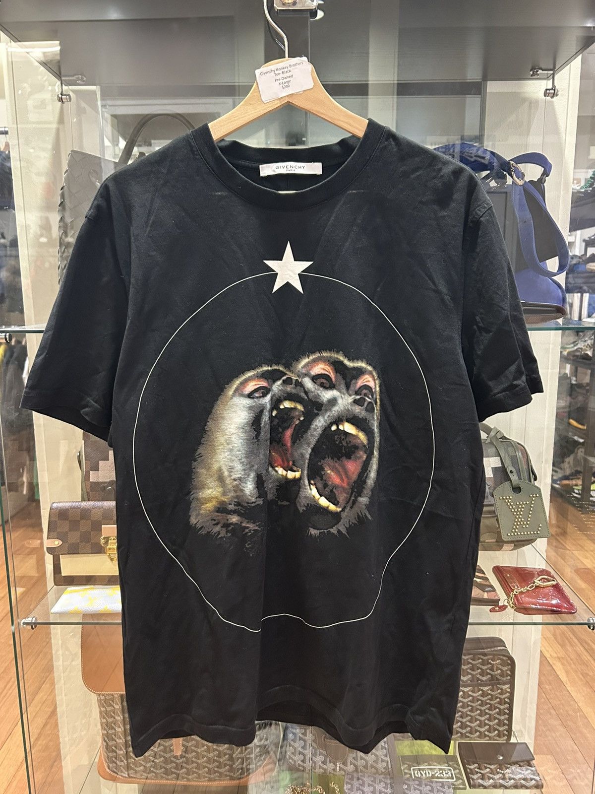 Givenchy Givenchy Monkey Brothers Tee - Black Size US XL / EU 56 / 4 - 1 Thumbnail