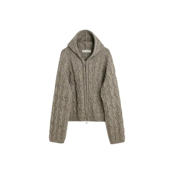 Our Legacy Our Legacy Gray Wool Zip Knit Sweater 0079 Size US M / EU 48-50 / 2 - 1 Thumbnail