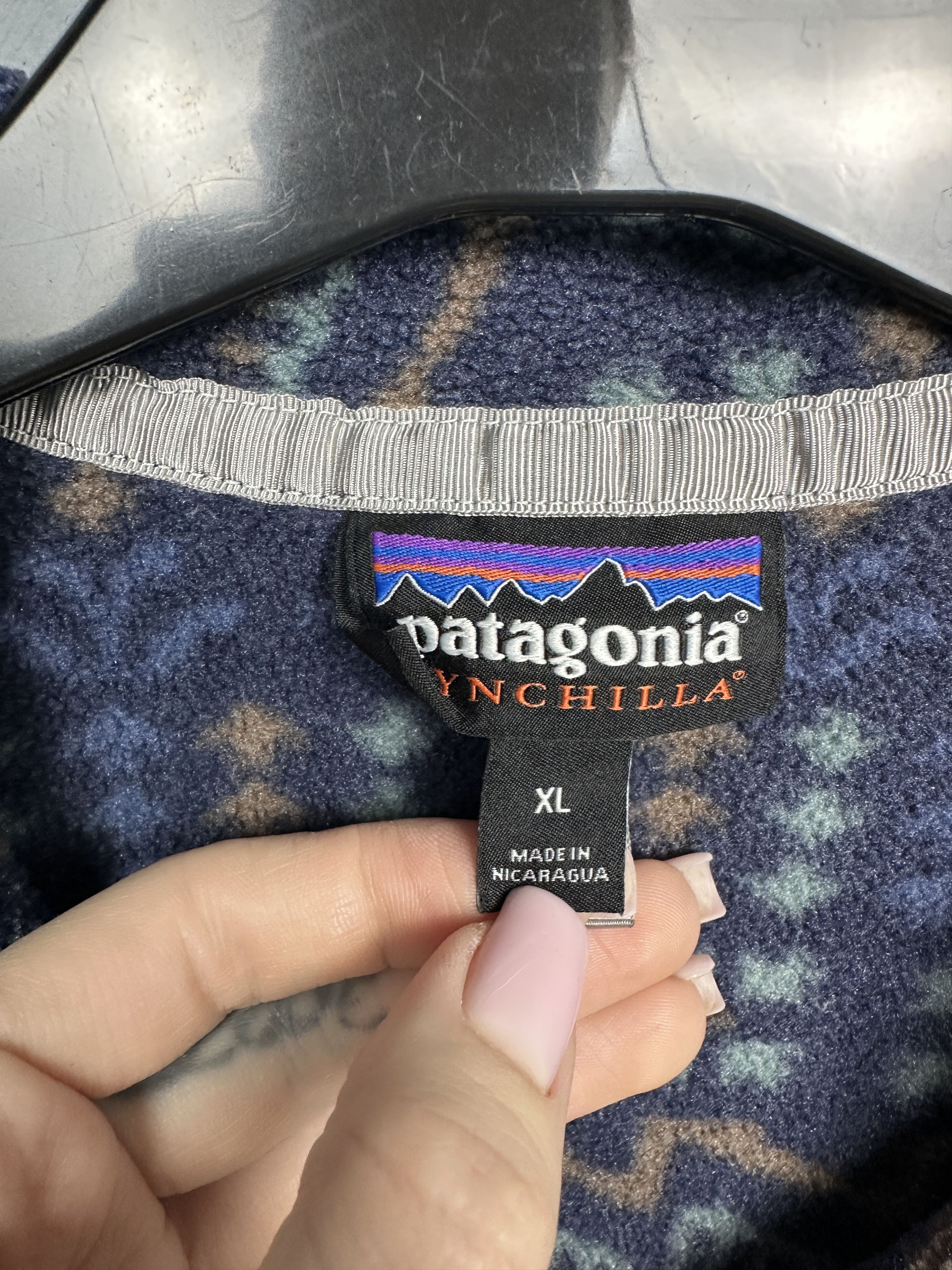 Patagonia Patagonia Synchilla Mens Fleece Anorak Jacket Aztec Size US XL / EU 56 / 4 - 5 Thumbnail