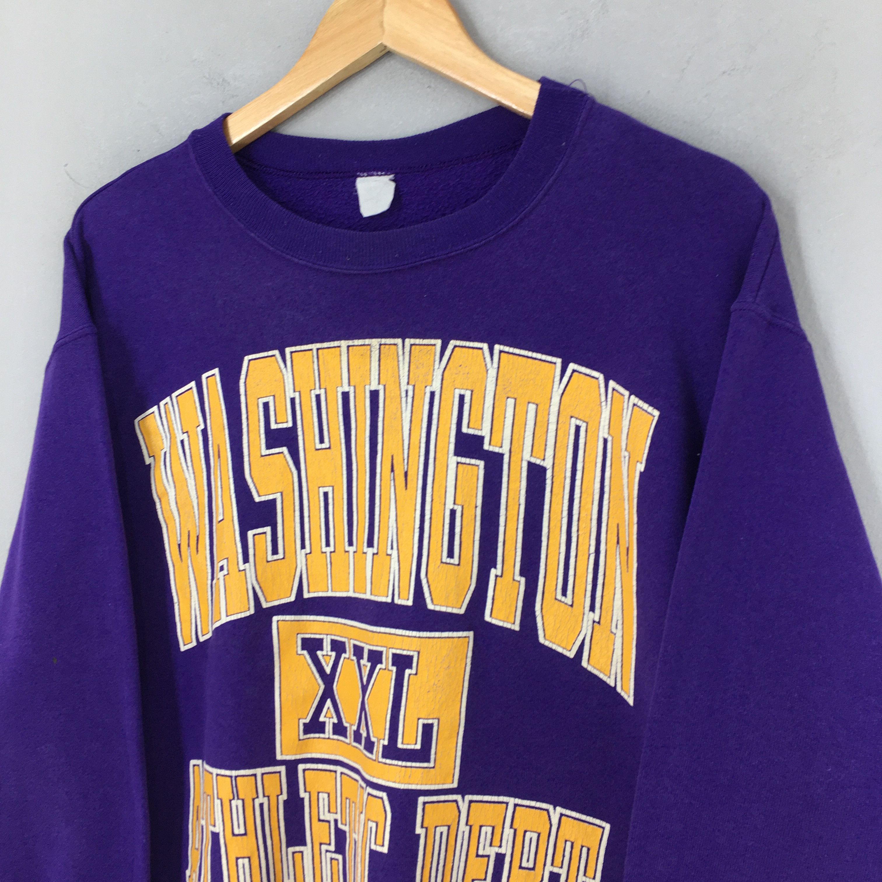 NCAA Vintage Washington State County Purple Sweatshirt Medium Size US M / EU 48-50 / 2 - 3 Thumbnail