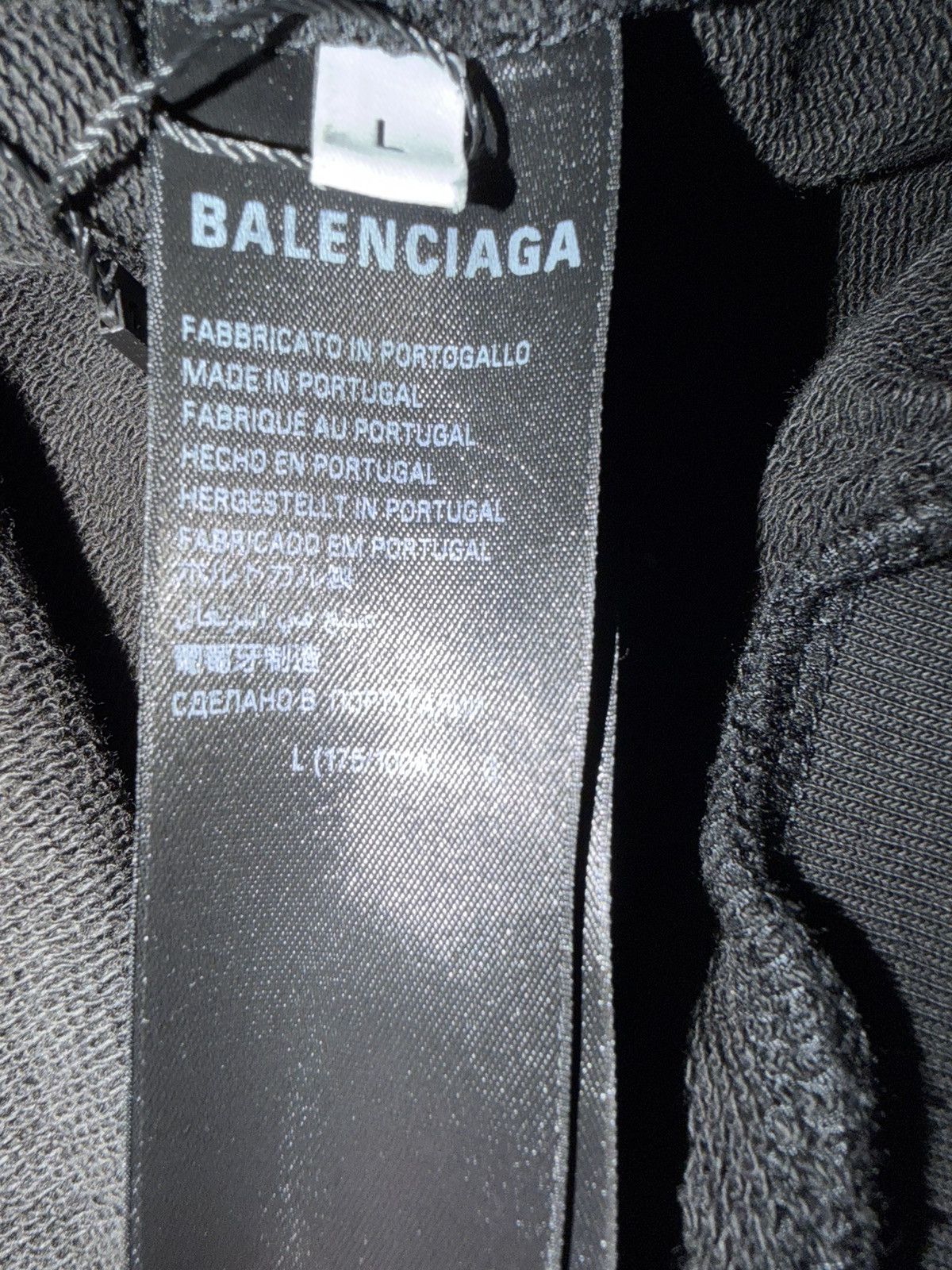 Balenciaga Plain Logo Hoodie