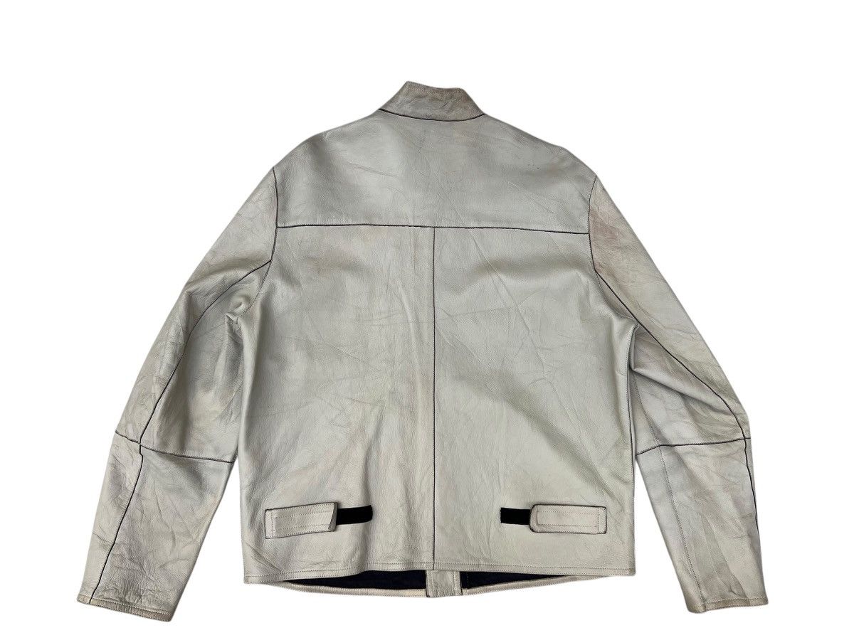 Giorgio Armani Archive Giorgio Armani Le Collezioni Leather Racer Jacket Size US S / EU 44-46 / 1 - 17 Thumbnail