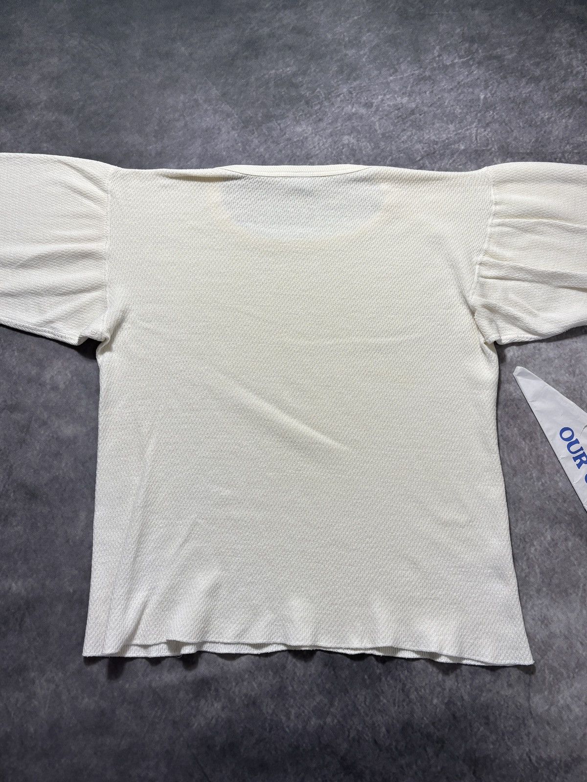 Vintage 1980s KMart Longsleeve Vintage Thermal Shirt Waffle 80s 90s Size US L / EU 52-54 / 3 - 12 Thumbnail