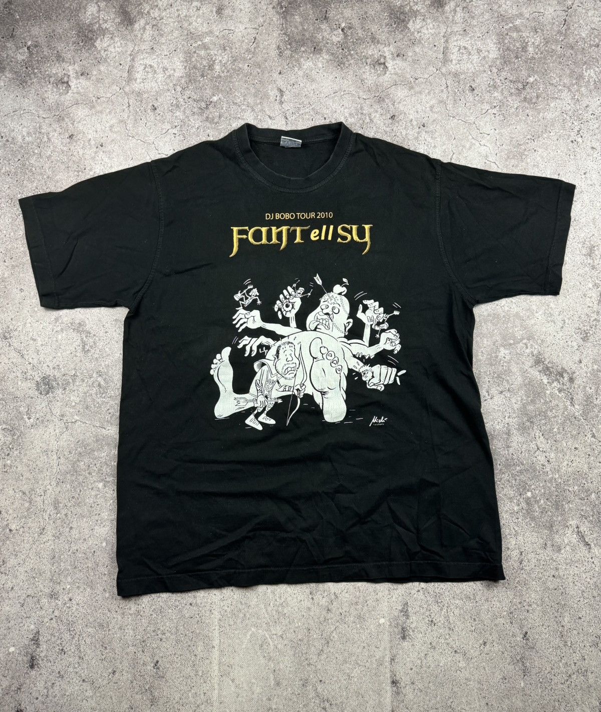 Band Tees × Vintage DJ BOBO T-SHIRT JERSEY 2000S 90S SKATER TRAP BAND TEE Size US XL / EU 56 / 4 - 1 Thumbnail