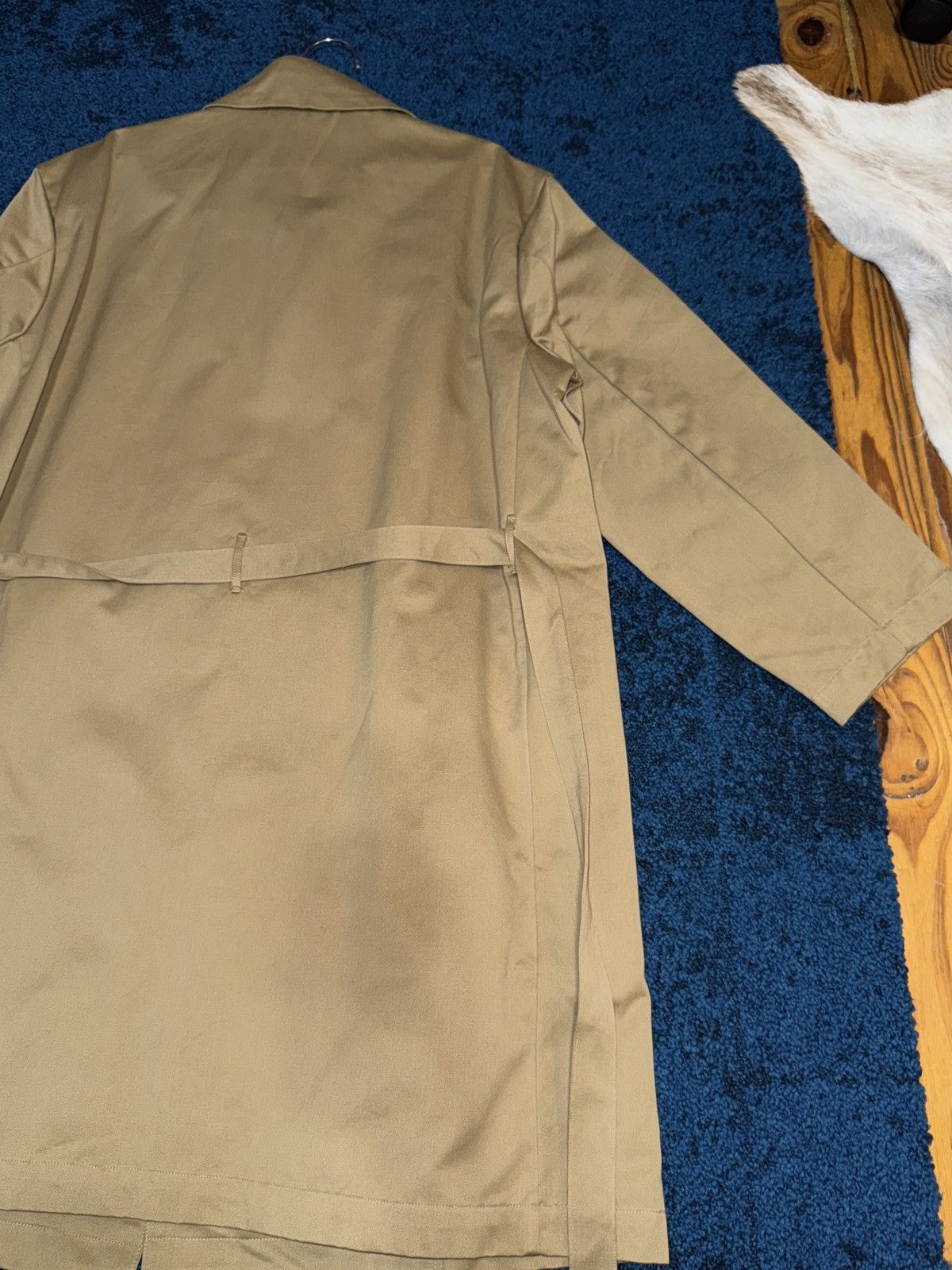 Monitaly Monitaly Beige Trench Coat Sz 42 Size US M / EU 48-50 / 2 - 8 Thumbnail