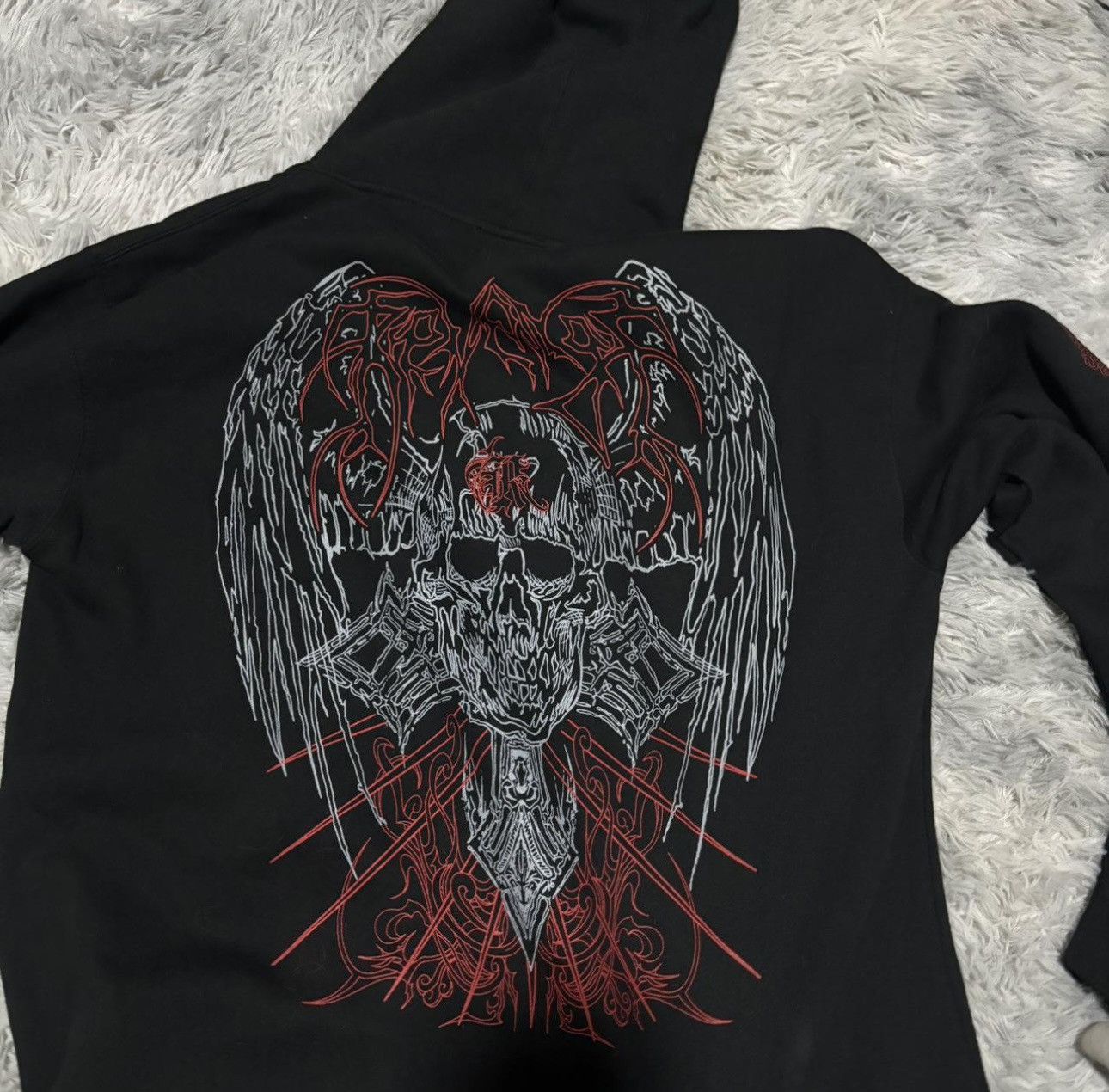 Revenge revenge “quasar” cropped hoodie Size US L / EU 52-54 / 3 - 3 Thumbnail