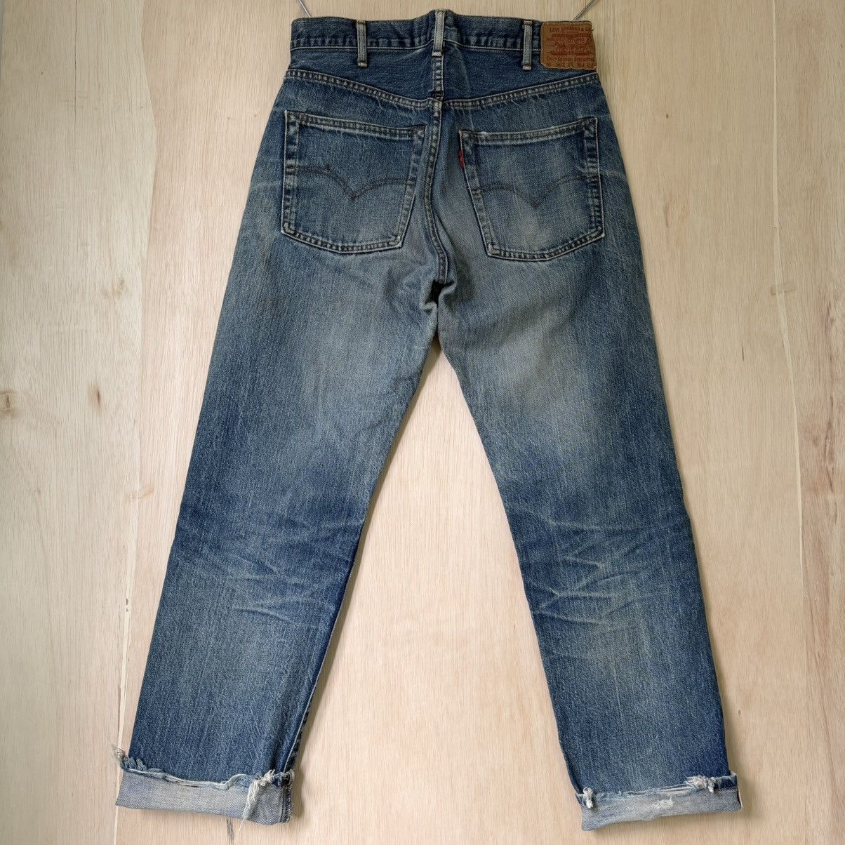 Levi's Vintage Levis Selvedge Big E jeans 502XX Japan Size US 33 - 1 Thumbnail