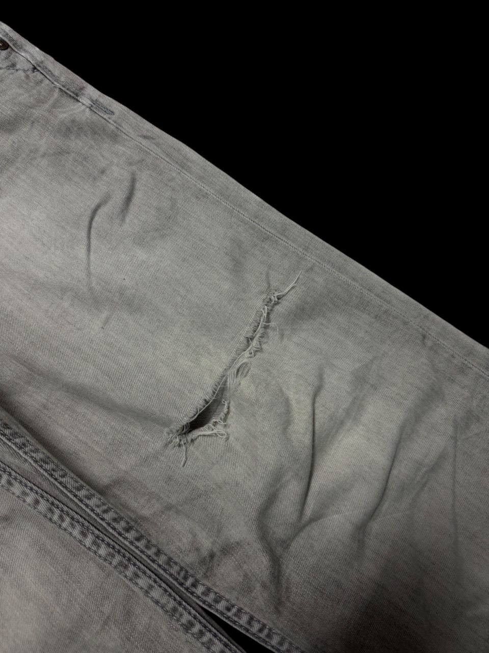 Pepe Jeans THRASHED Pepe Jeans Smoke Washed Distressed Ripped Sick Jean Size US 33 - 8 Thumbnail