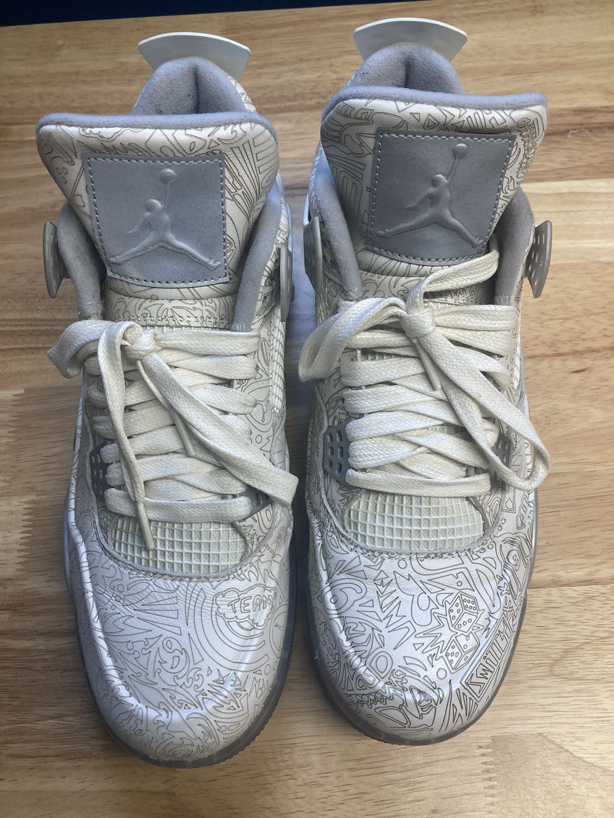 Jordan Brand × Nike Air Jordan 4 “Laser” Size US 10.5 / EU 43-44 - 8 Thumbnail