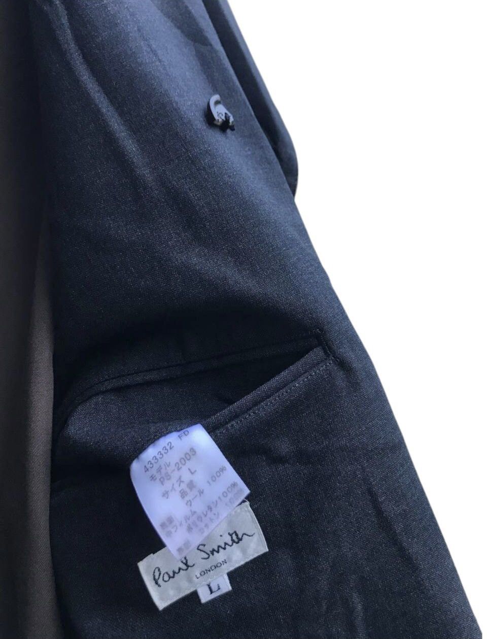Paul Smith × Vintage Vintage Paul Smith Bal Collar Coat Size US L / EU 52-54 / 3 - 17 Thumbnail