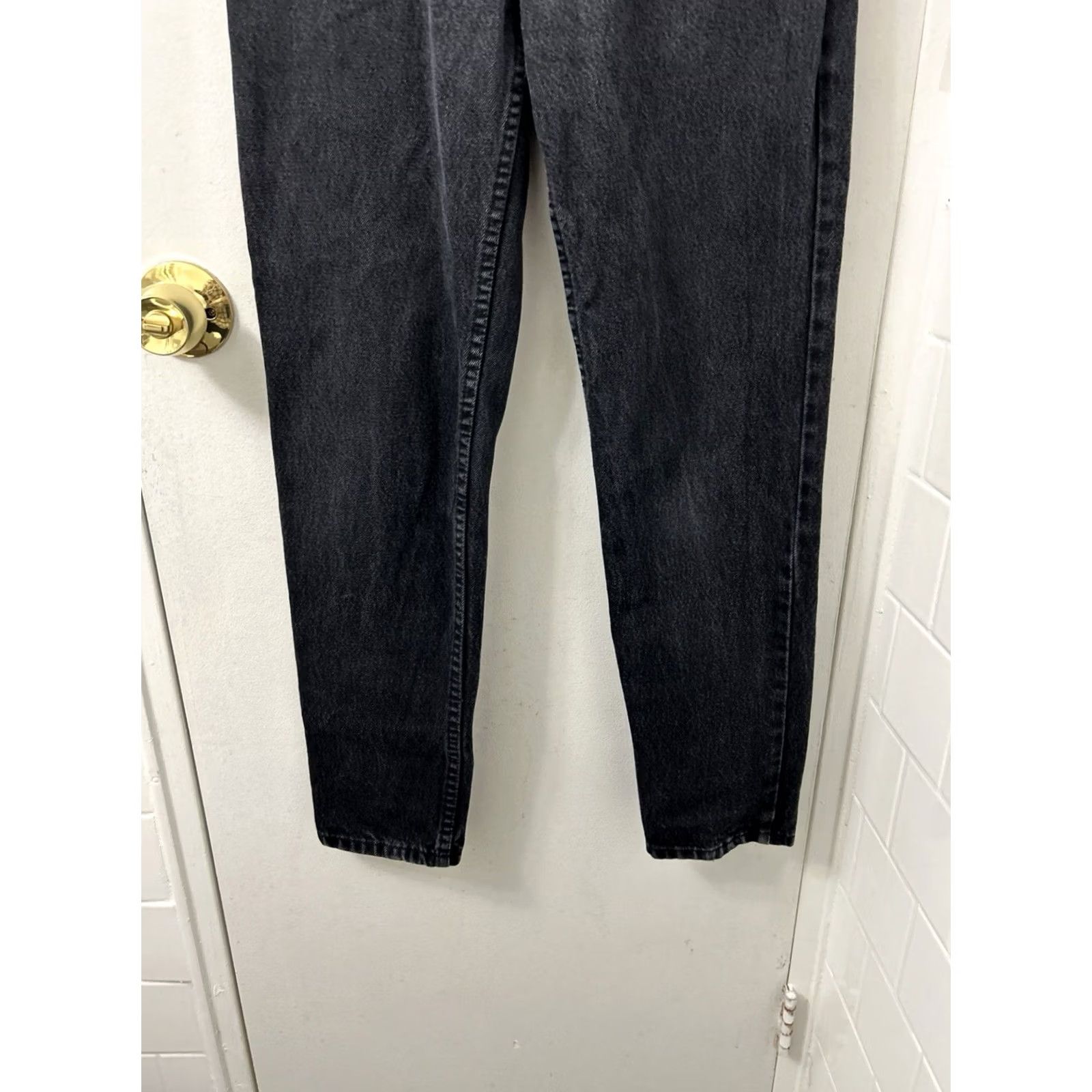 Gap VINTAGE Gap Jeans Womens 6 26x28 Black Slim Fit Ankle High Rise Denim Made In USA Size 28" / US 6 / IT 42 - 3 Thumbnail