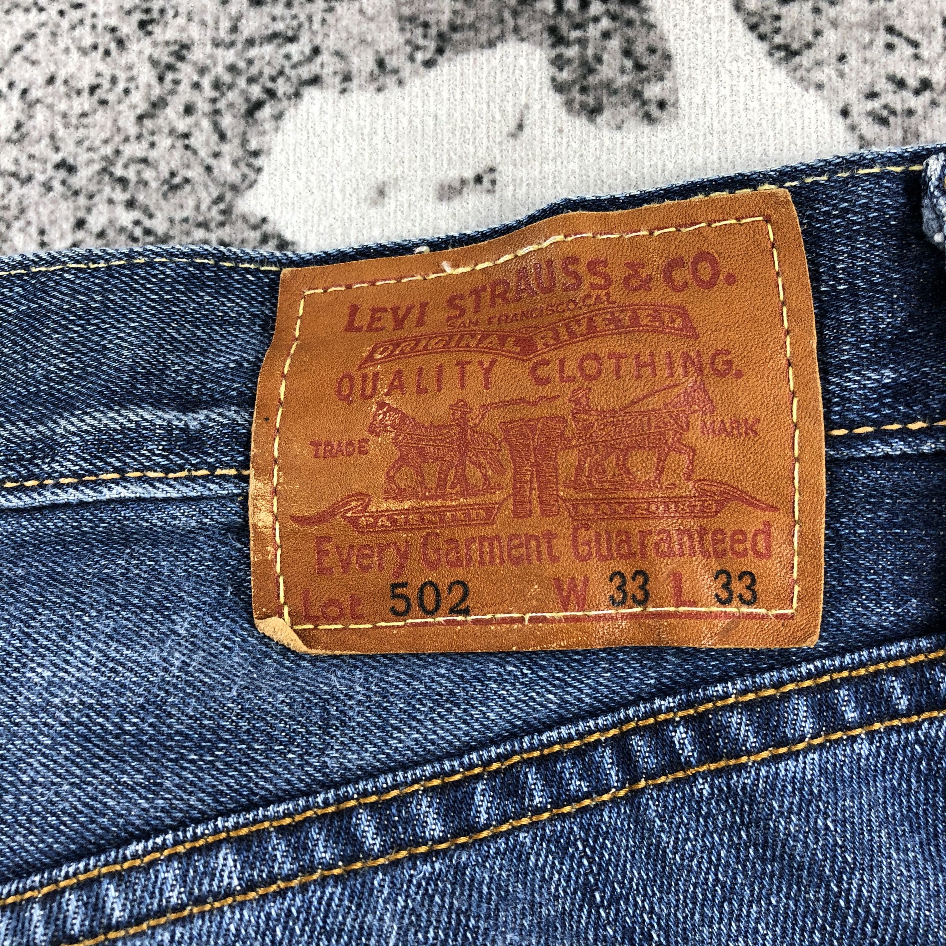 Levi's Vintage Levi's 502 Jeans Faded Blue Denim KJ925 Size US 33 - 5 Thumbnail