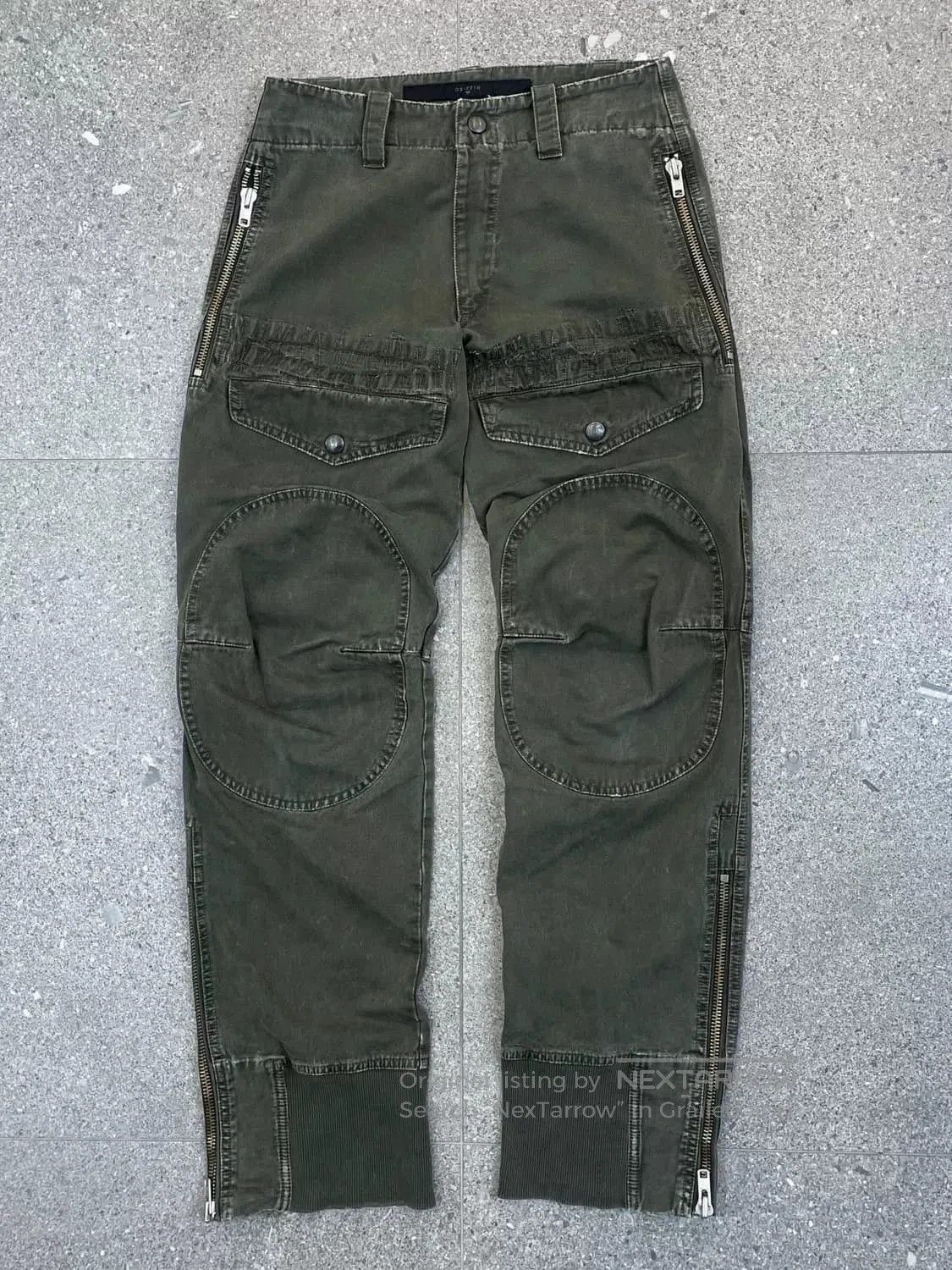 Griffin Greffin French Work Double Knee Jeans. Size US 37 - 2 Thumbnail