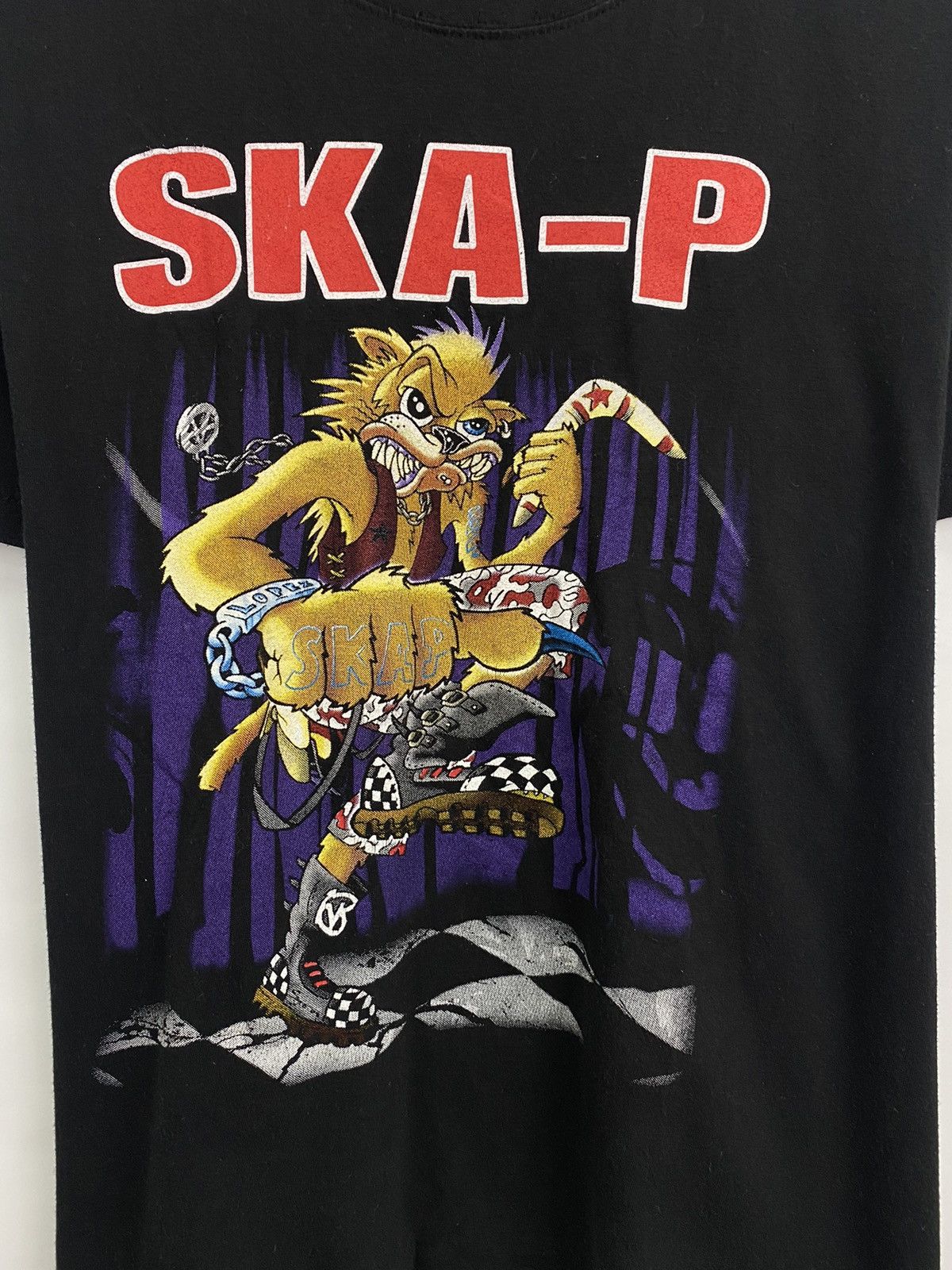 Band Tees Vintage 90s Ska-P Punk Band Printed T-Shirt Rare Retro Hype Size US M / EU 48-50 / 2 - 4 Thumbnail