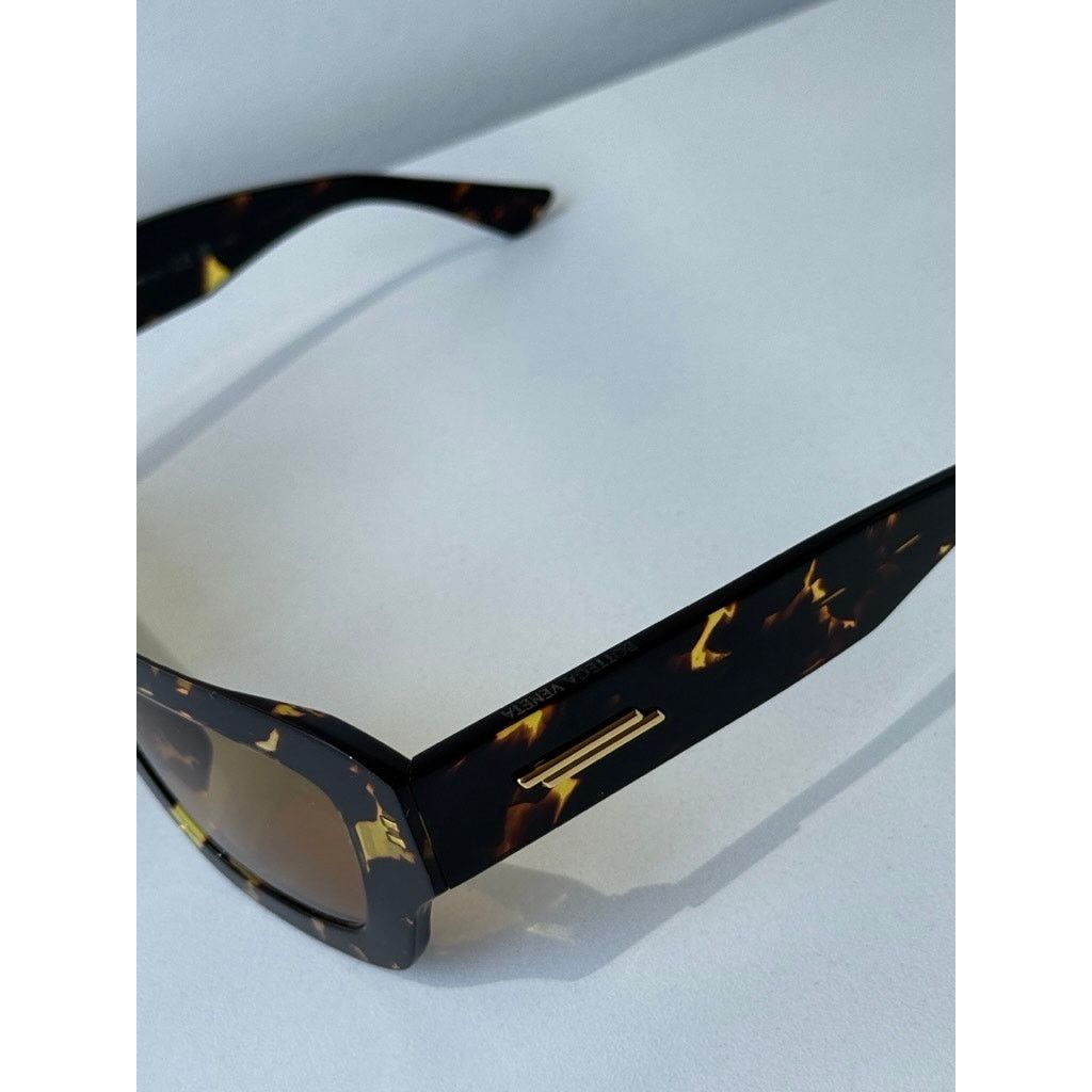 Bottega Veneta NEW Bottega Veneta BV1357S Unisex Tortoise Brown Sunglasses Size ONE SIZE - 6 Thumbnail