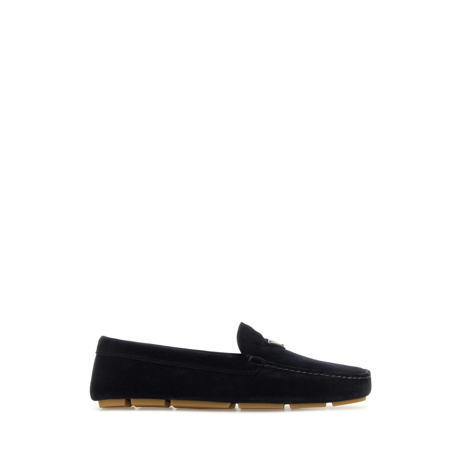 Prada PRADA Midnight Blue Suede Loafers New And Authentic (Men's s Size US 11 / EU 44 - 1 Thumbnail