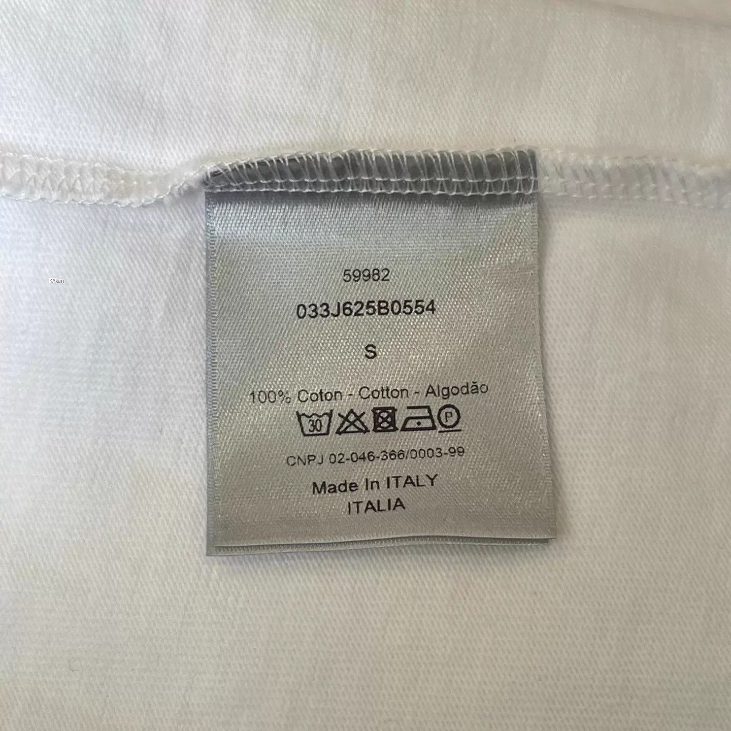 Dior White Short Sleeve Graphic T-Shirt Size US S / EU 44-46 / 1 - 6 Thumbnail