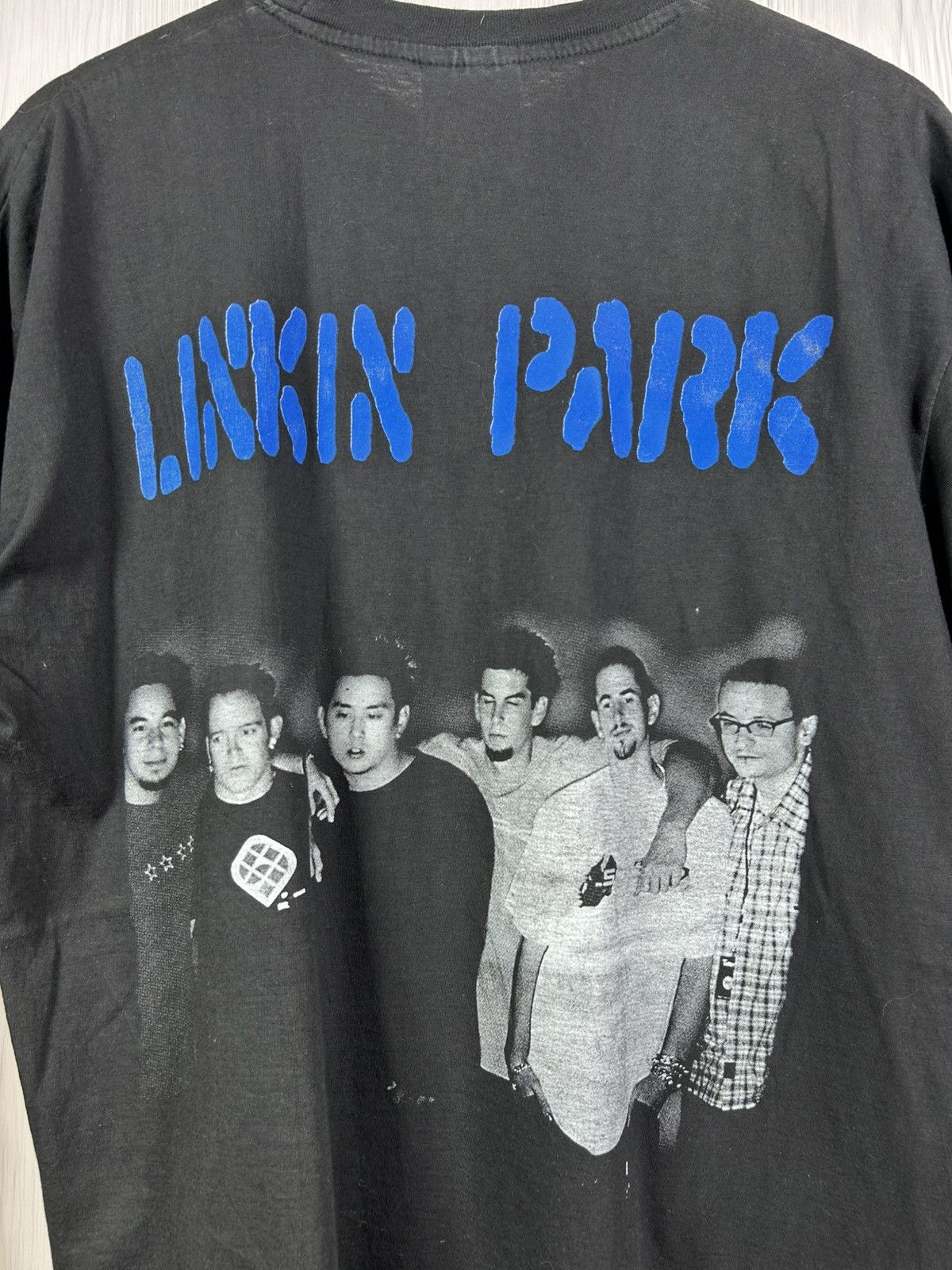 Band Tees RARE! Vintage 90s Linkin Park LP Rock Band Black T-Shirt XL Size US XL / EU 56 / 4 - 11 Thumbnail