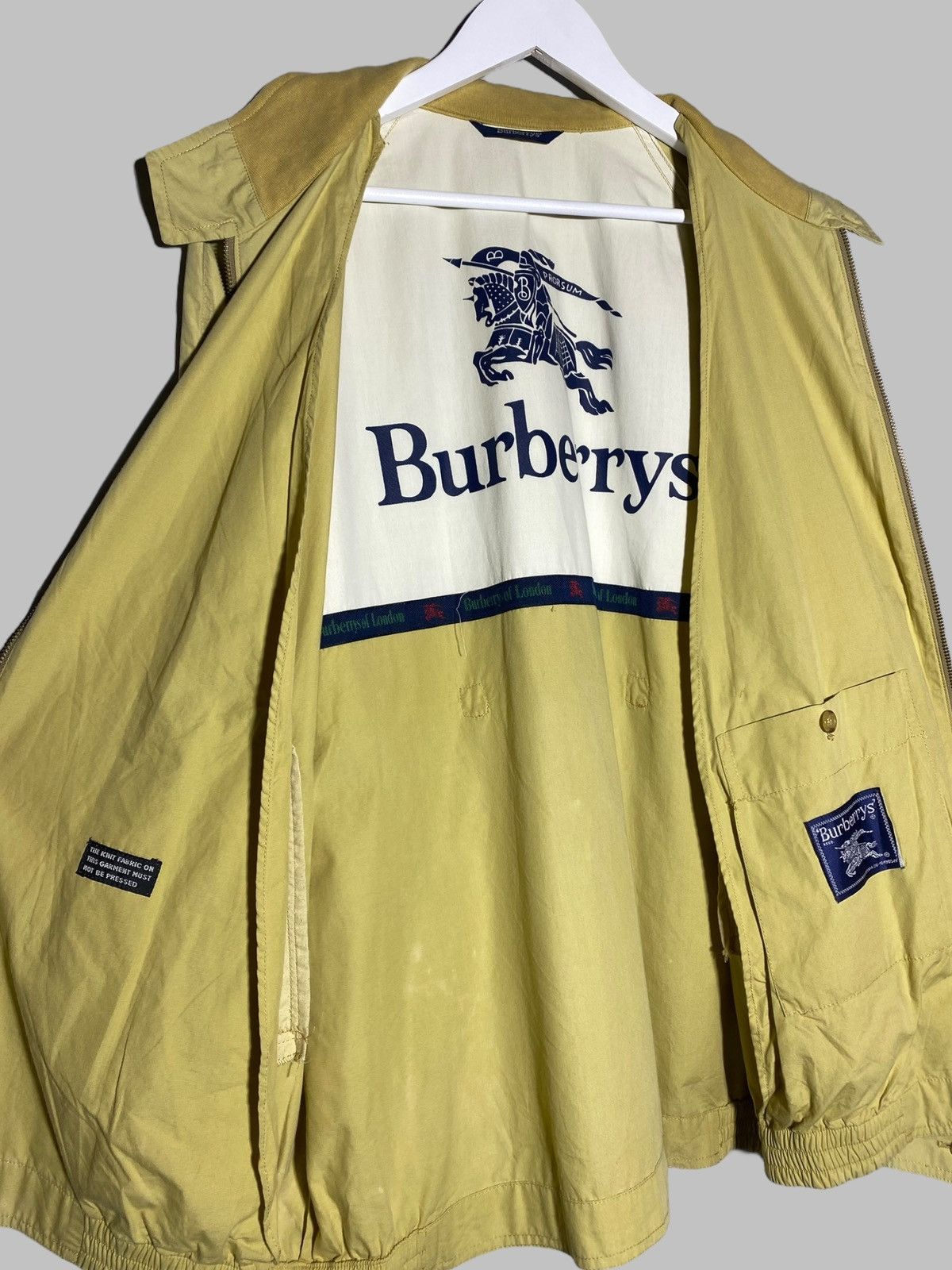Burberry Vintage 80s Burberrys Rare Light Jacket Size US L / EU 52-54 / 3 - 5 Thumbnail