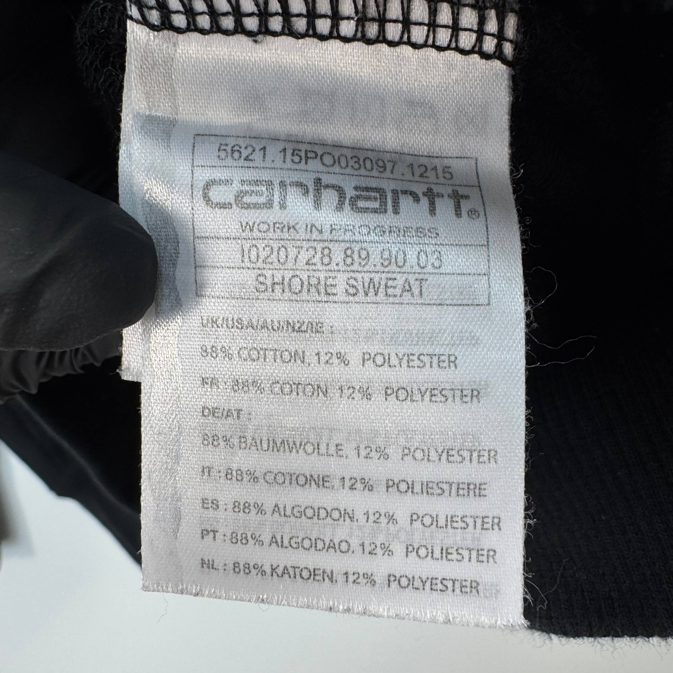 Carhartt Carhartt Big Logo Crewneck Sweatshirt Black Mens Size M Size US M / EU 48-50 / 2 - 4 Thumbnail