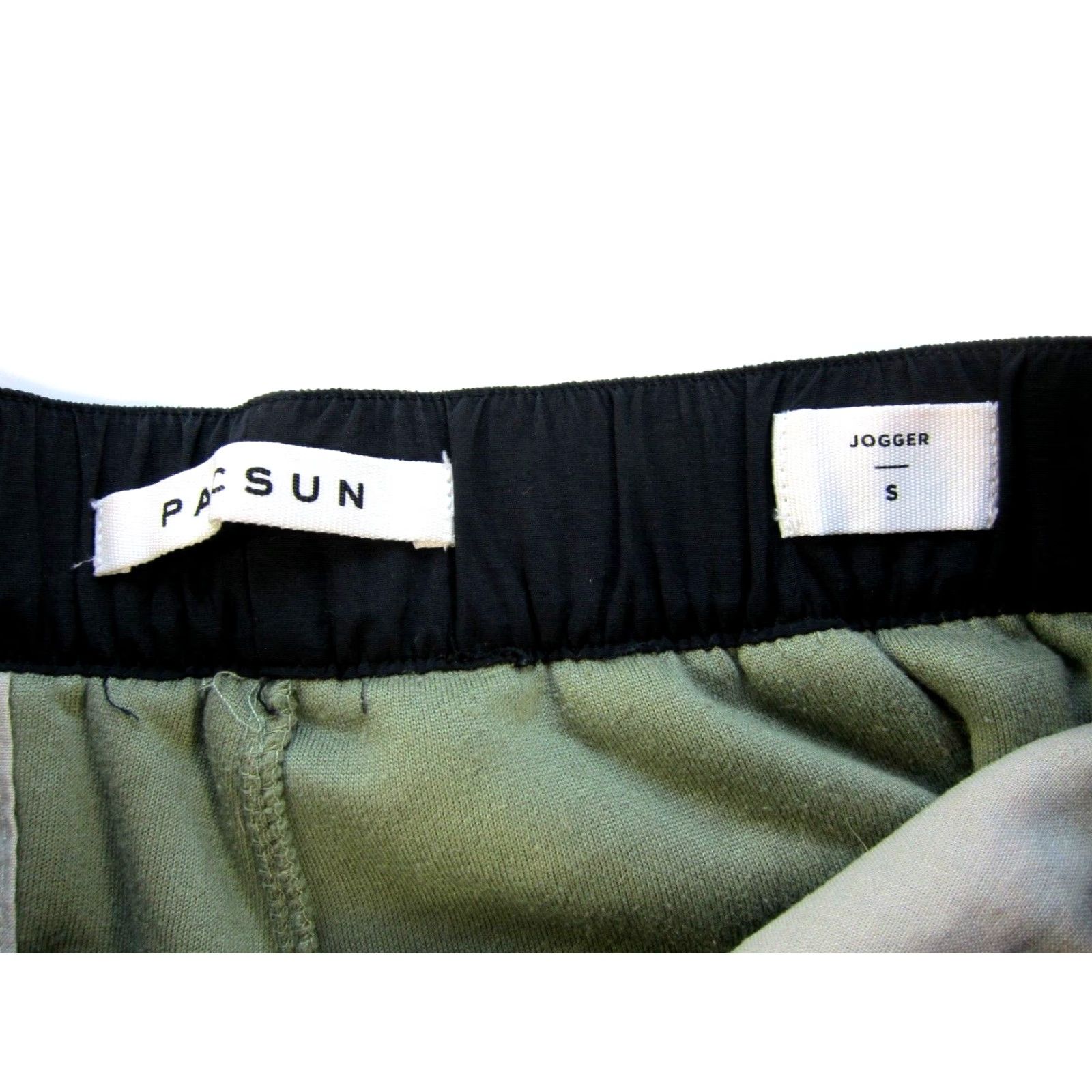 Pacsun Pacsun Green Black Fleece Pocket Cargo Jogger Pant Woman Size Small Size 28" / US 6 / IT 42 - 3 Thumbnail