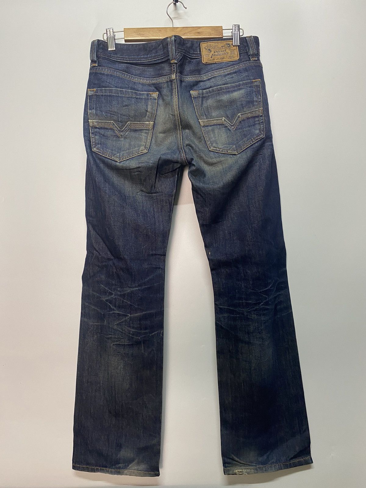 Diesel × Japanese Brand Diesel Industry 0073N Denim Distressed Jeans Size US 30 / EU 46 - 2 Thumbnail