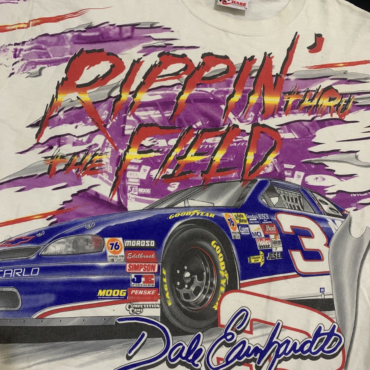 NASCAR 90s Nascar Dale Earnhardt AOP Size US L / EU 52-54 / 3 - 3 Thumbnail