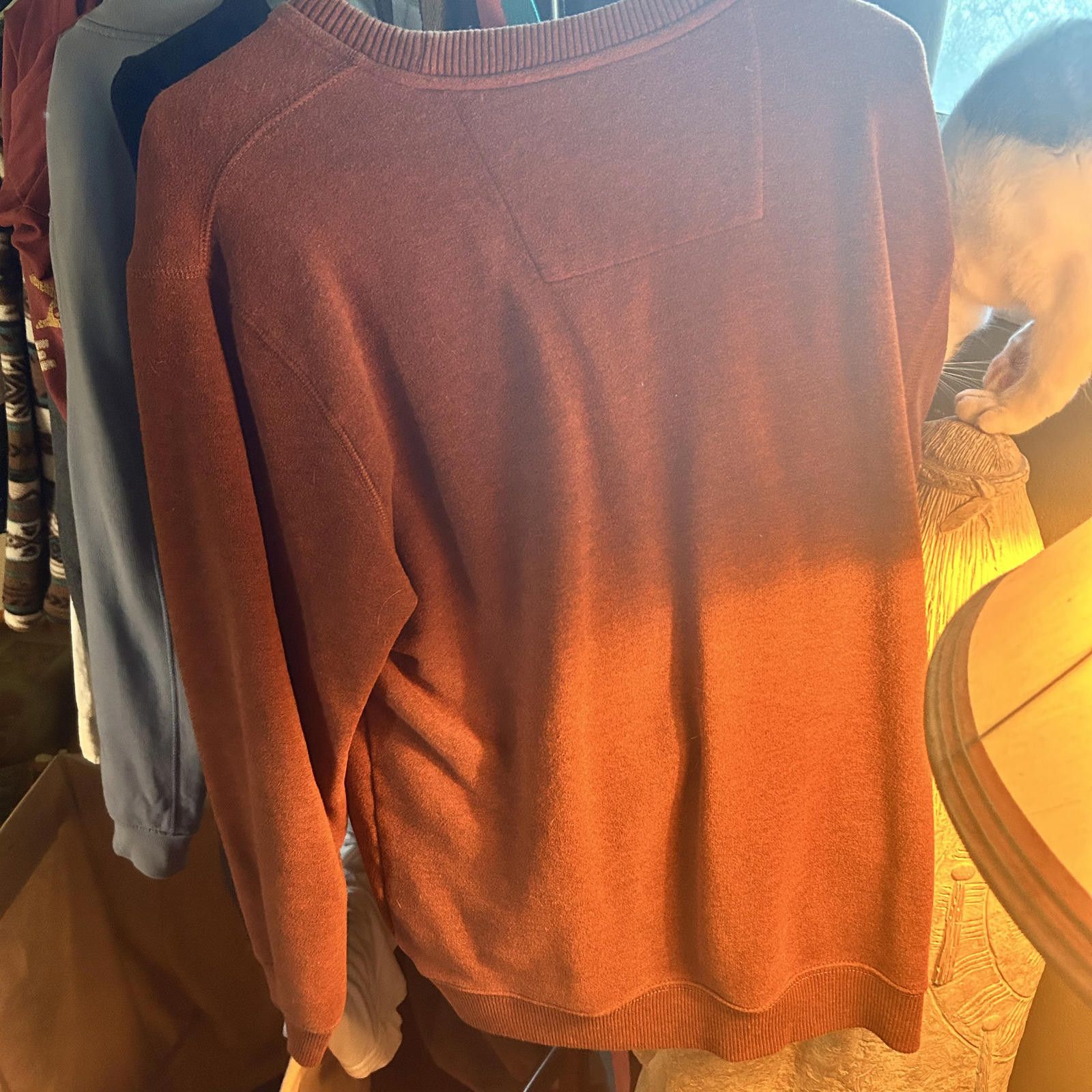 Arrow Arrow Men's Cozy Rust Sweater - Size Large Size US L / EU 52-54 / 3 - 3 Thumbnail