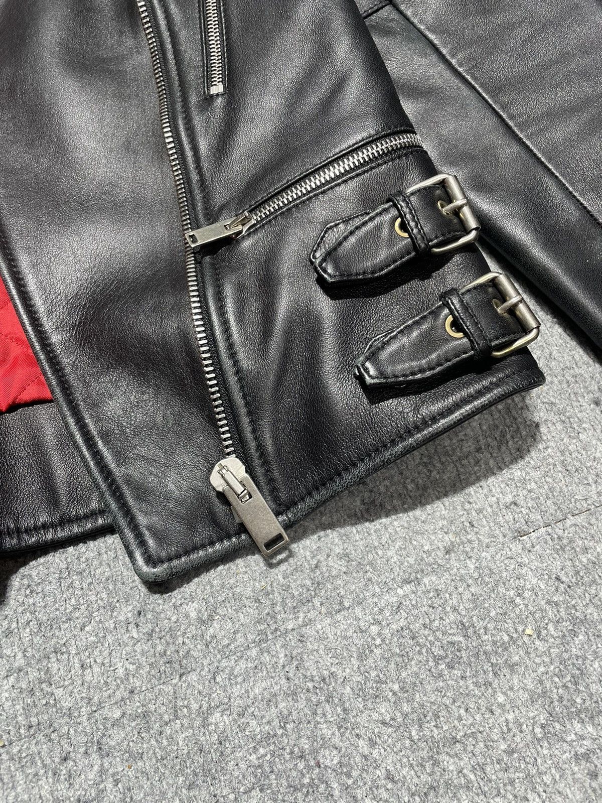 Celine Celine Phoebe Biker Leather Riders Jacket Size XS / US 0-2 / IT 36-38 - 10 Thumbnail