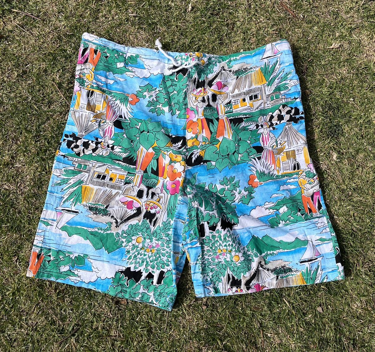 Vintage Vintage 80´s Shorts Size US 33 - 1 Thumbnail