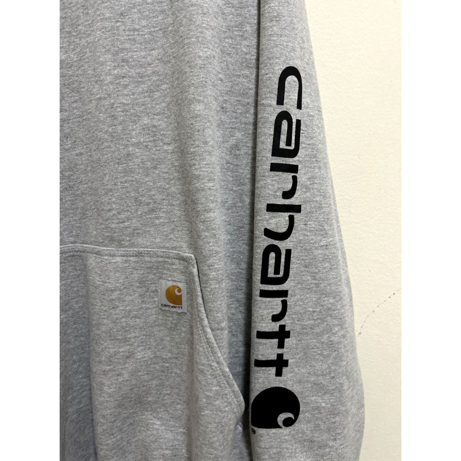 Carhartt Carhartt Hoodie Mens M Gray Loose Fit Pullover Logo Graphic Long Sleeve Midweight Casual Size US M / EU 48-50 / 2 - 6 Thumbnail