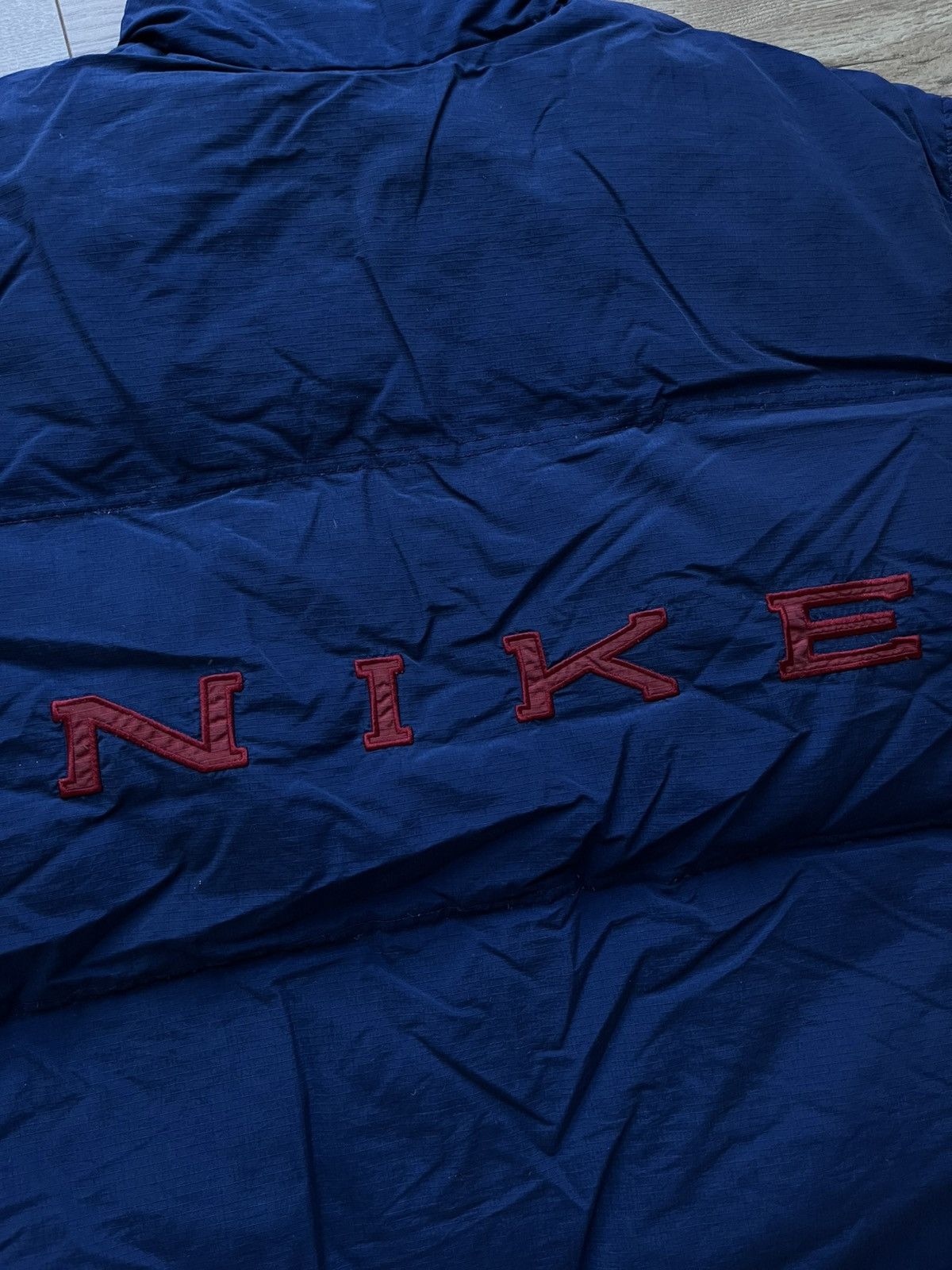 Nike 90’s NIKE RETRO REVERSIBLE DOWN PUFFER VEST SPELLOUT SWOOSH Size US XL / EU 56 / 4 - 5 Thumbnail