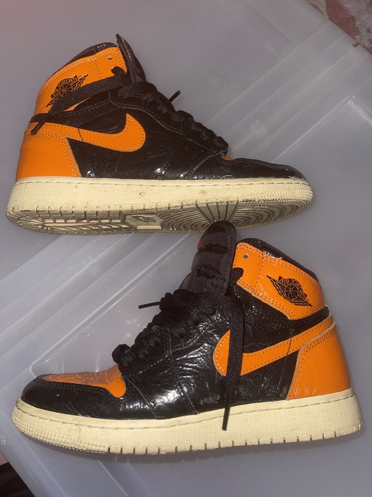 Nike Jordan 1 shattered backboard Size US 4 / IT 34 - 1 Thumbnail