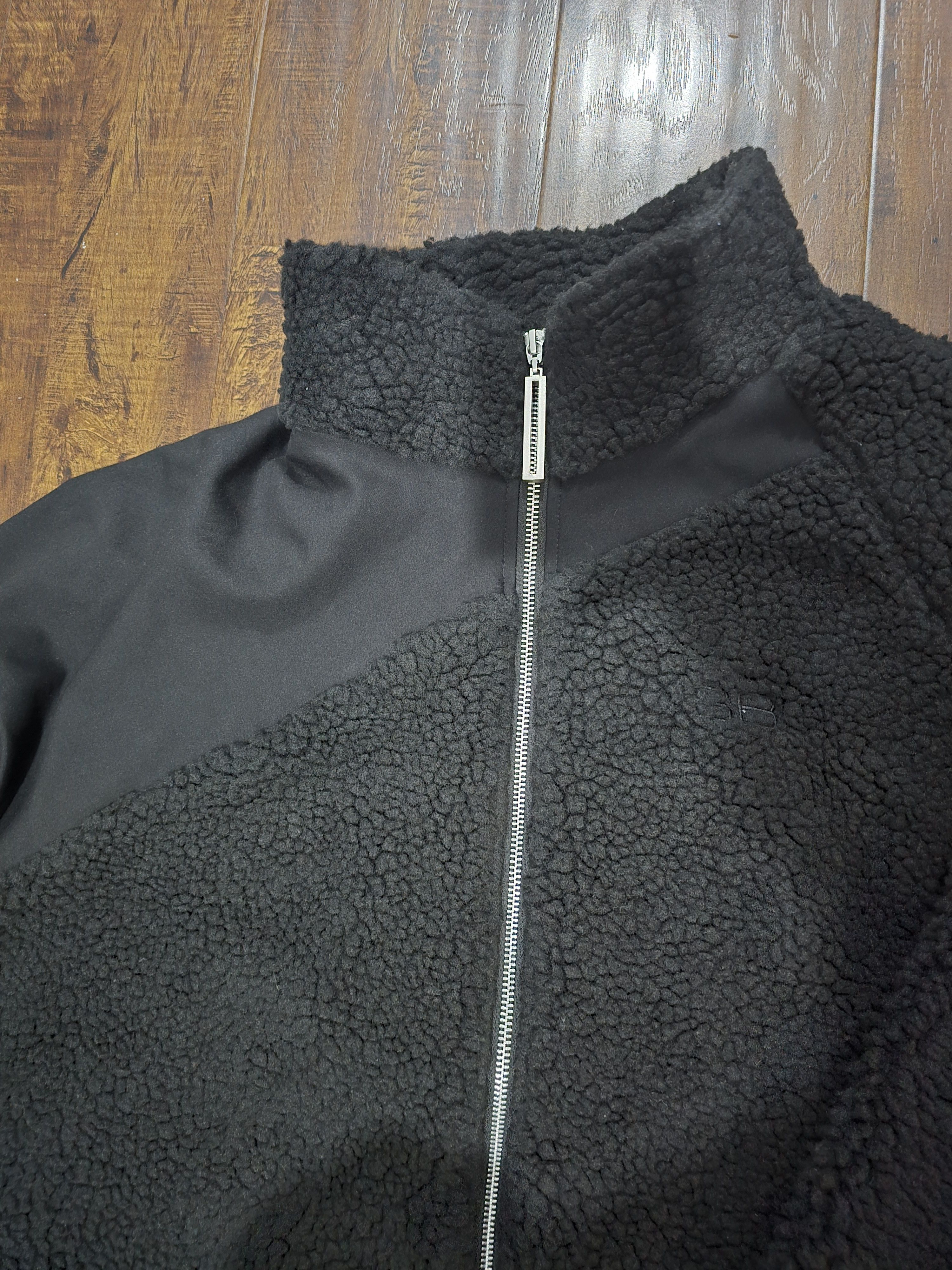 SPENCER BADU Spencer Badu Asymmetrical Fleece Jacket Size US L / EU 52-54 / 3 - 4 Thumbnail