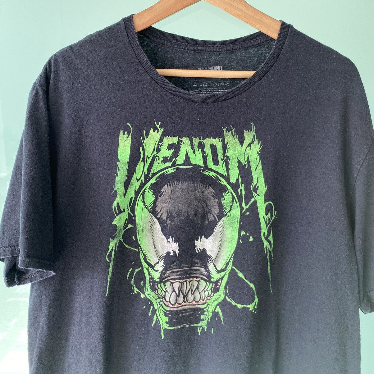Marvel Comics Faded Venom Marvel Comics Cartoon ERD GRUNGE TEE Size US XXL / EU 58 / 5 - 2 Thumbnail