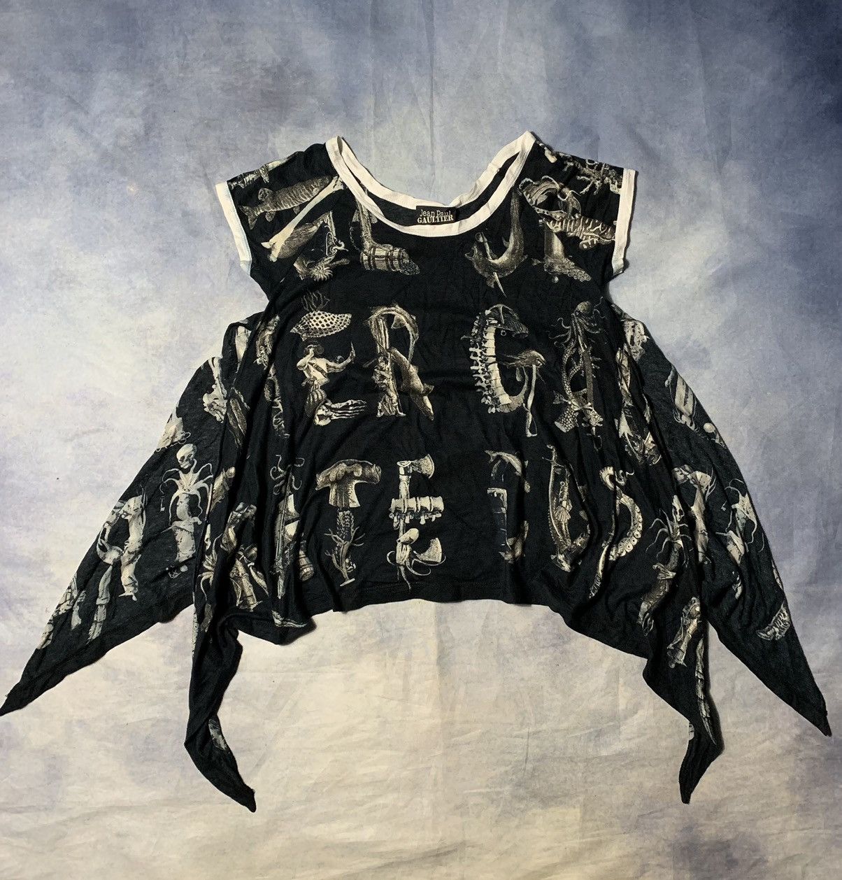 Jean Paul Gaultier Jean Paul Gaultier Sea Creature Printed Top Size S / US 4 / IT 40 - 1 Thumbnail