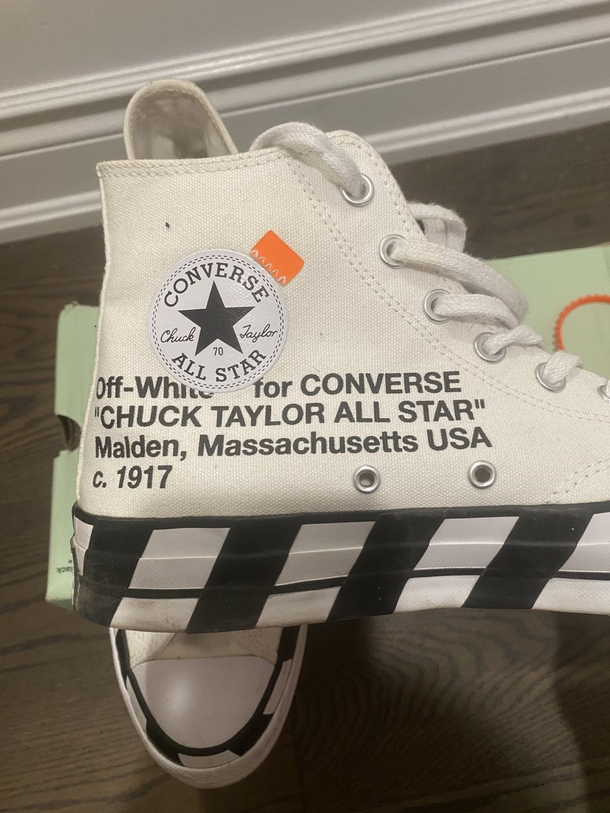 Converse × Off-White Off White Converse 2.0 Size US 10.5 / EU 43-44 - 2 Thumbnail