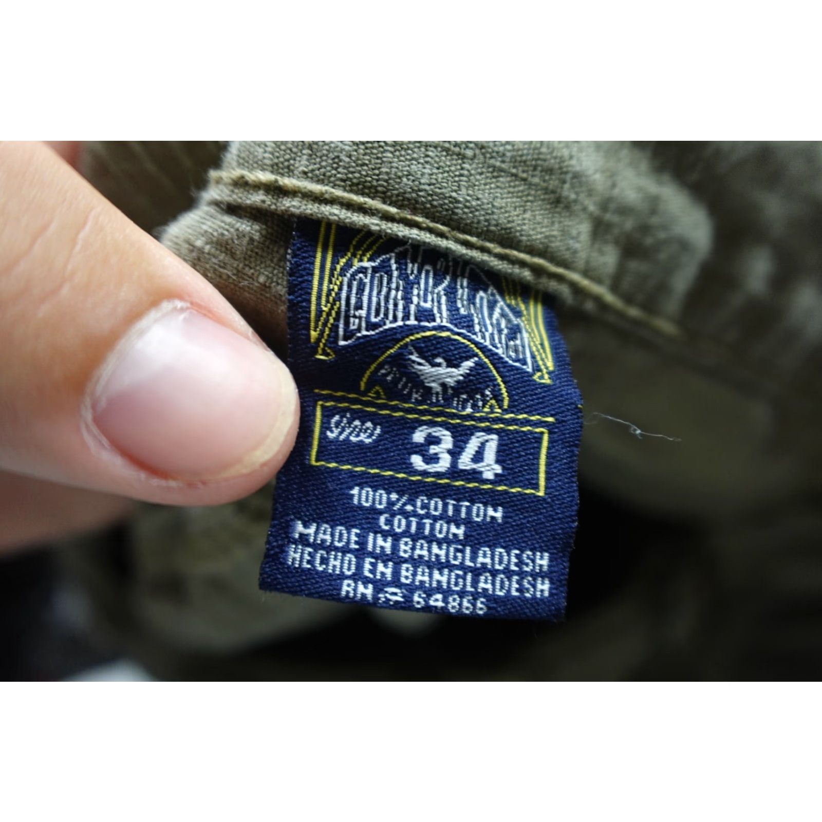 Vintage VINTAGE Cargo Short Mens 34 Green Ripstop Loose Baggy Fit Pocket Hiking Outdoors Casual Men Green 90s Theme Size US 34 / EU 50 - 7 Thumbnail