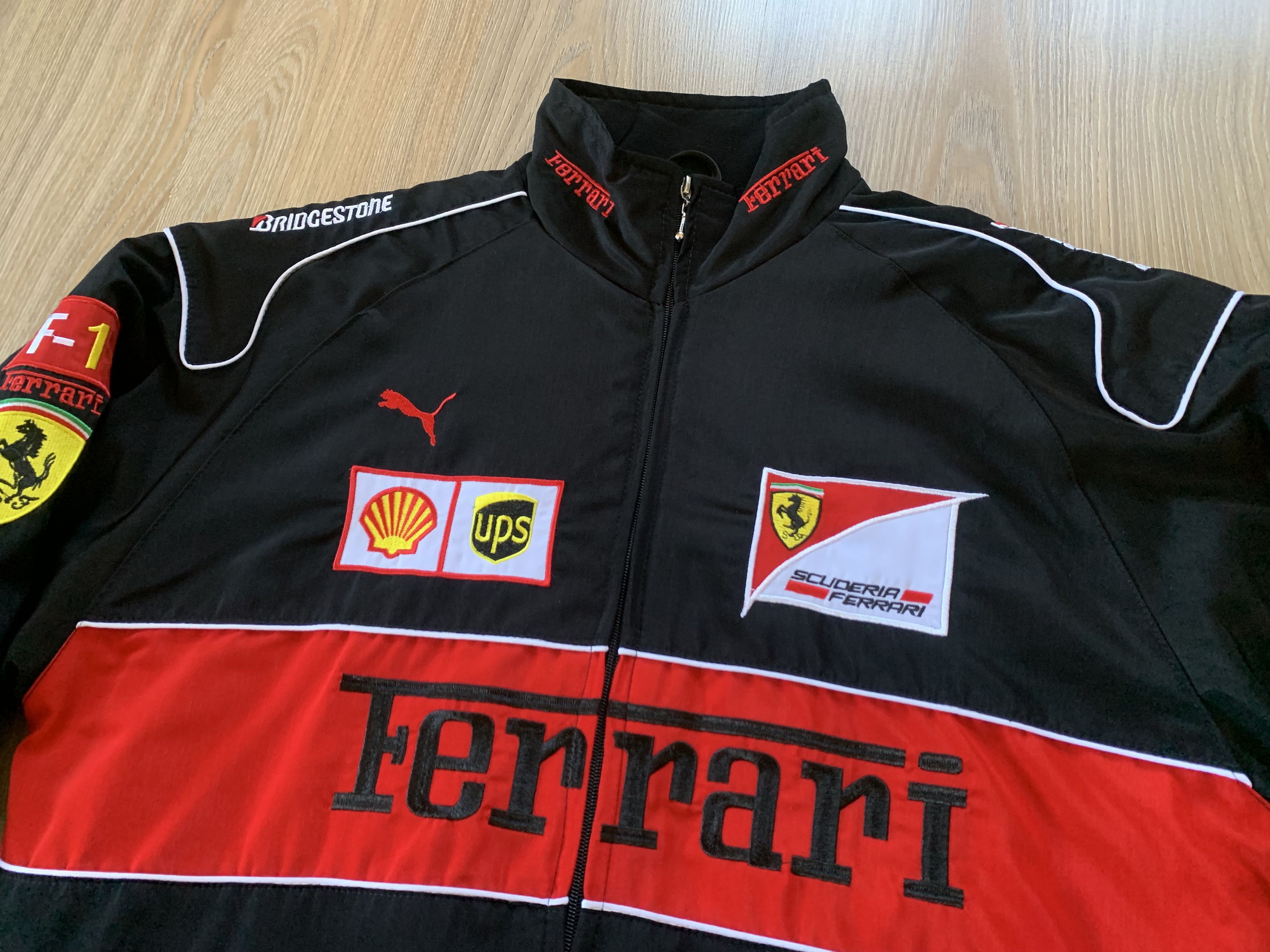Ferrari Ferrari Scuderia F1 Vintage Racing Jacket Black Edition Size US XL / EU 56 / 4 - 5 Thumbnail