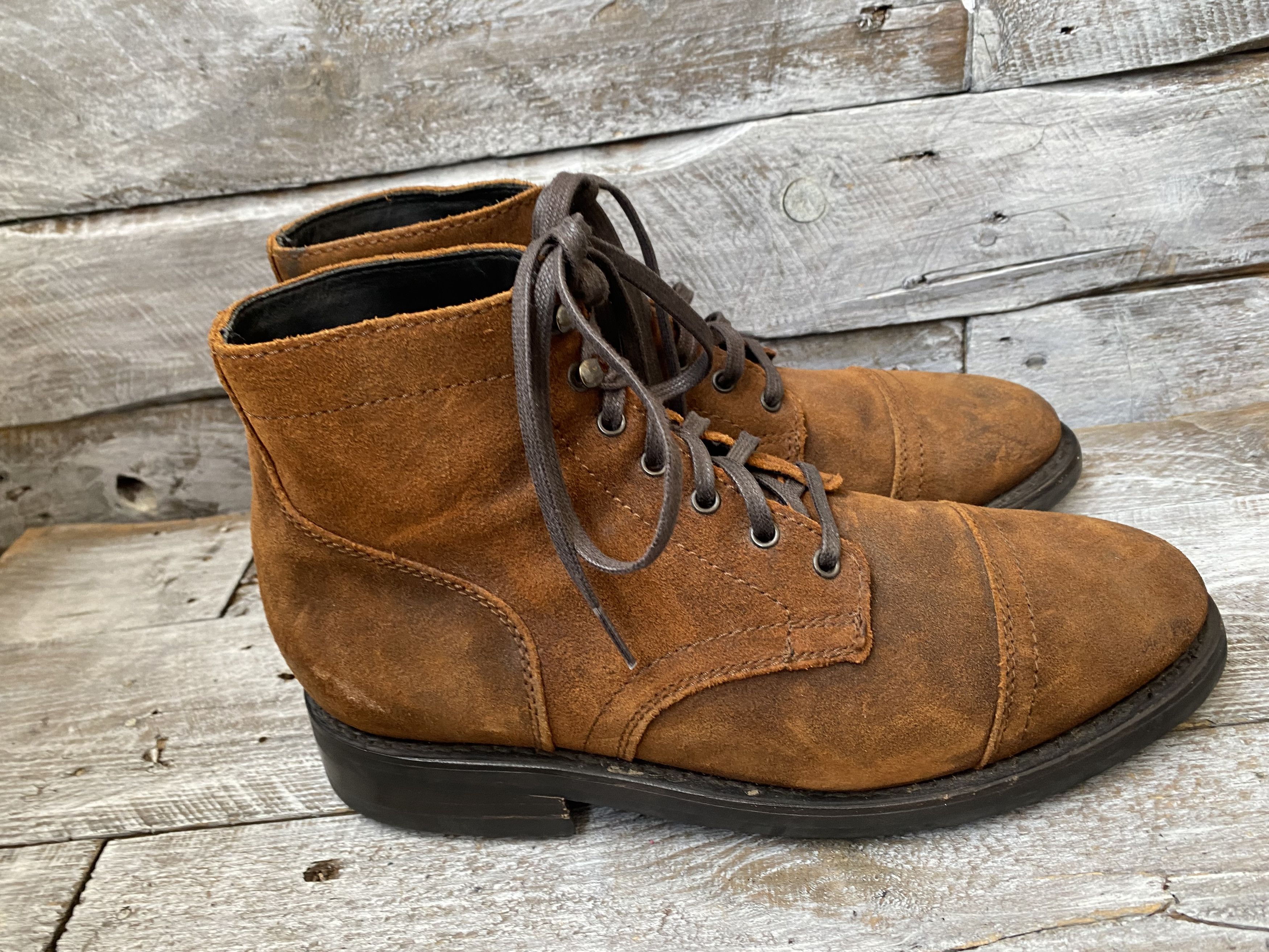 Thursday Boot Company Thursday's mustard brown suede boots sz 7.5 Size US 7.5 / EU 40-41 - 7 Thumbnail
